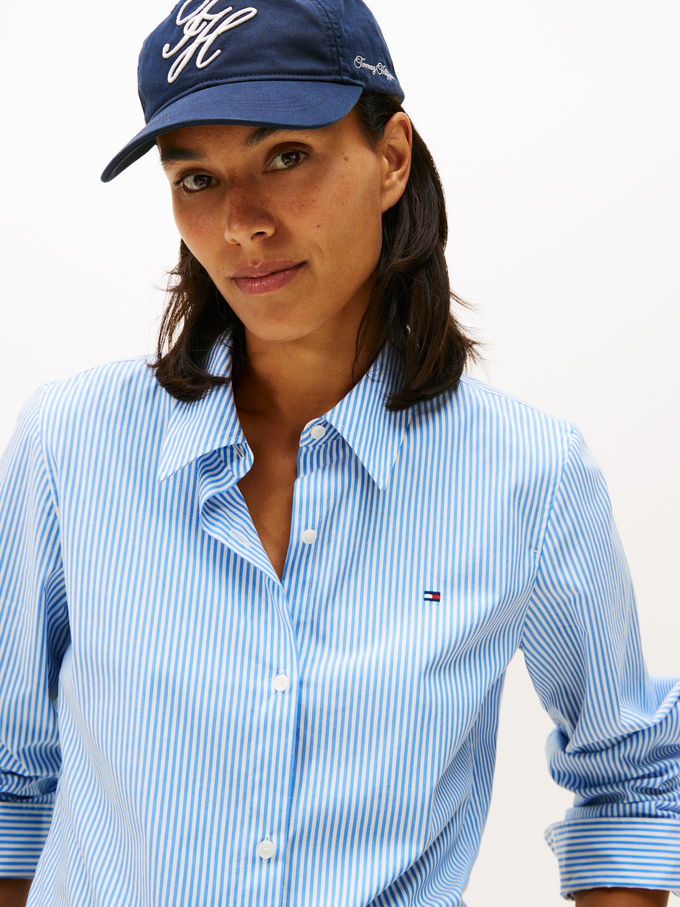Tommy Hilfiger Hemdbluse »ESS POPLIN REGULAR SHIRT« Langarm, Regular Fit