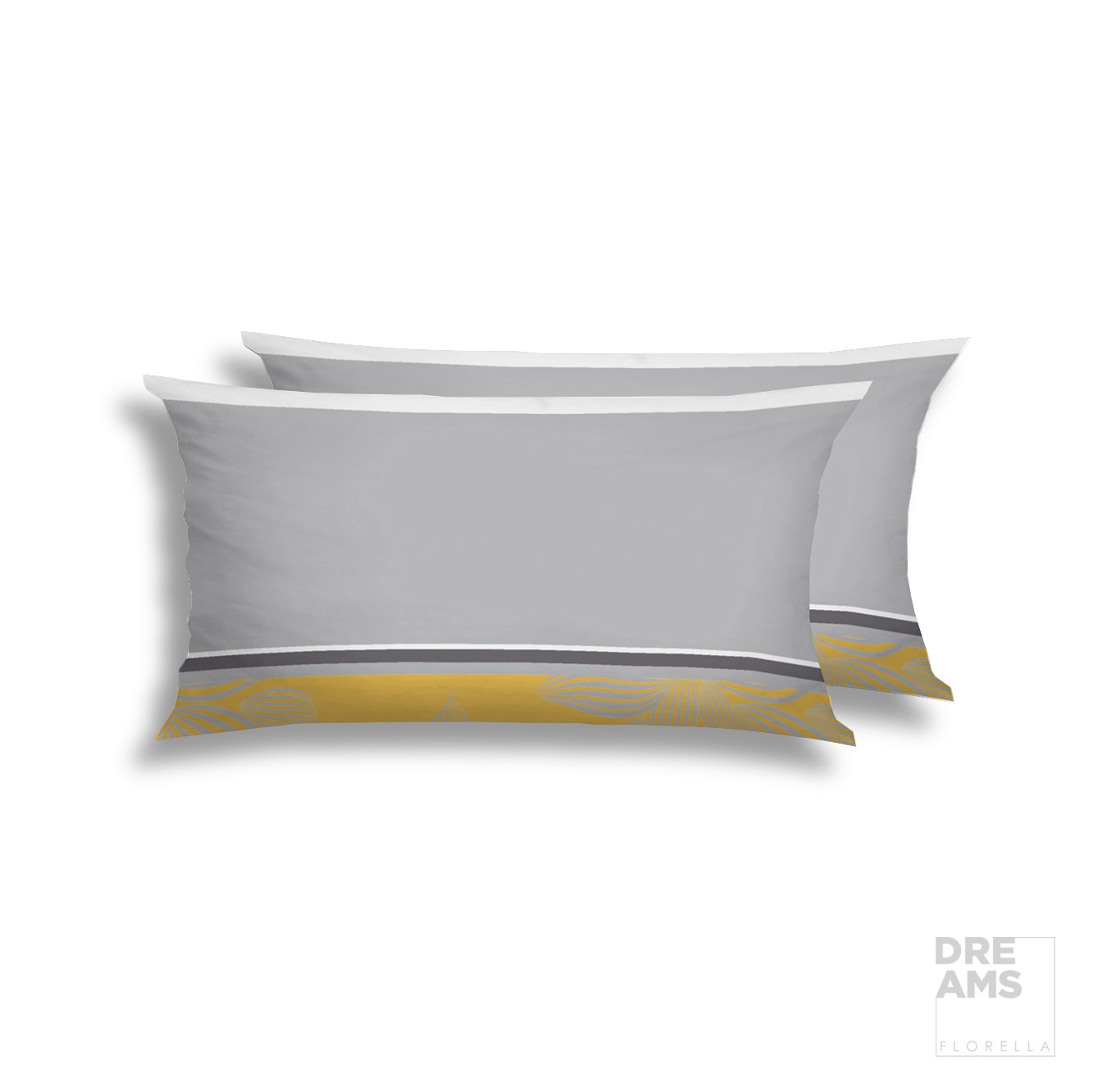 Florella Kissenbezüge »Irana, Soft-Seersucker, 100 % BW, Doppelpack, für 2 Kissen 40x80 cm«, (2 St.)