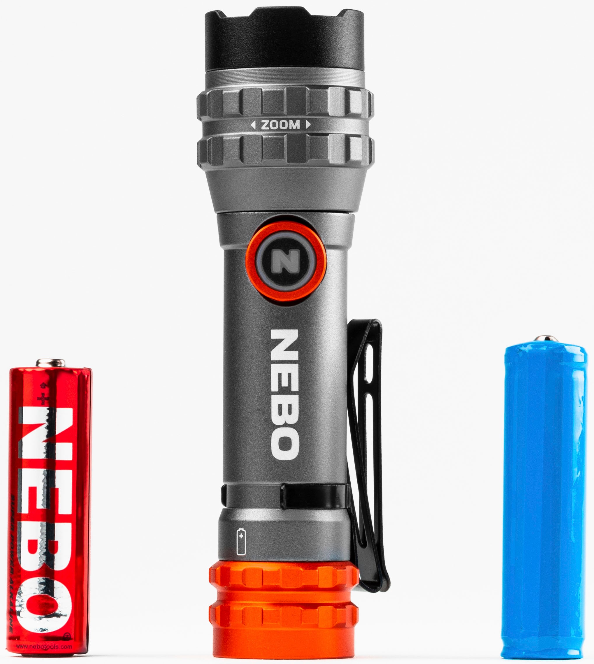 NEBO LED Taschenlampe »Nebo DAVINCI™ 450L FLEX« Taschenlampe inkl. Ladekabel,  Flexibel mit Akku- oder Batteriebetrieb nutzbar