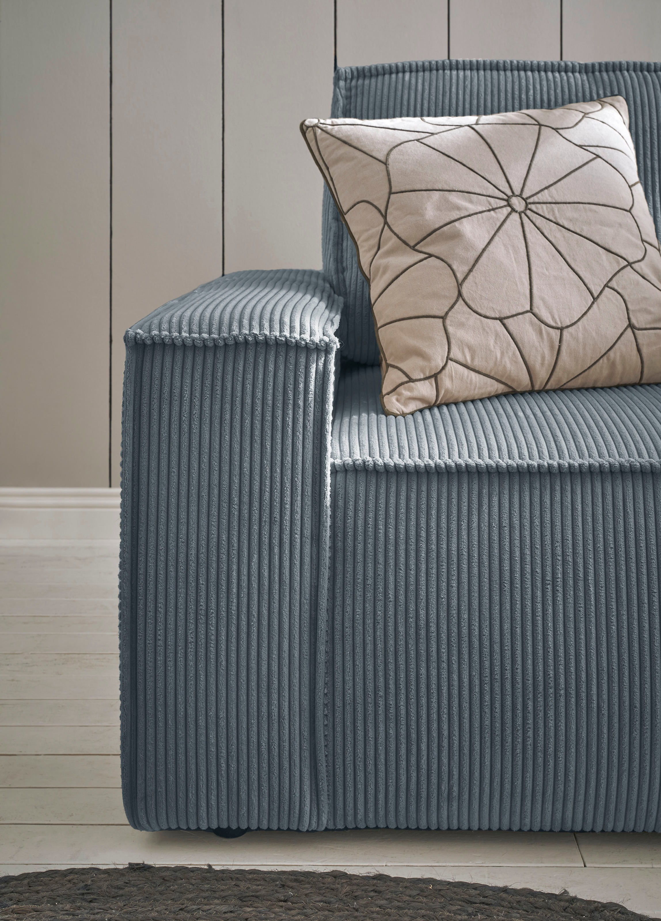 Home affaire Sessel »SHERWOOD«, Loveseat und Hocker im Set, passend zur Polster-Serie SHERWOOD