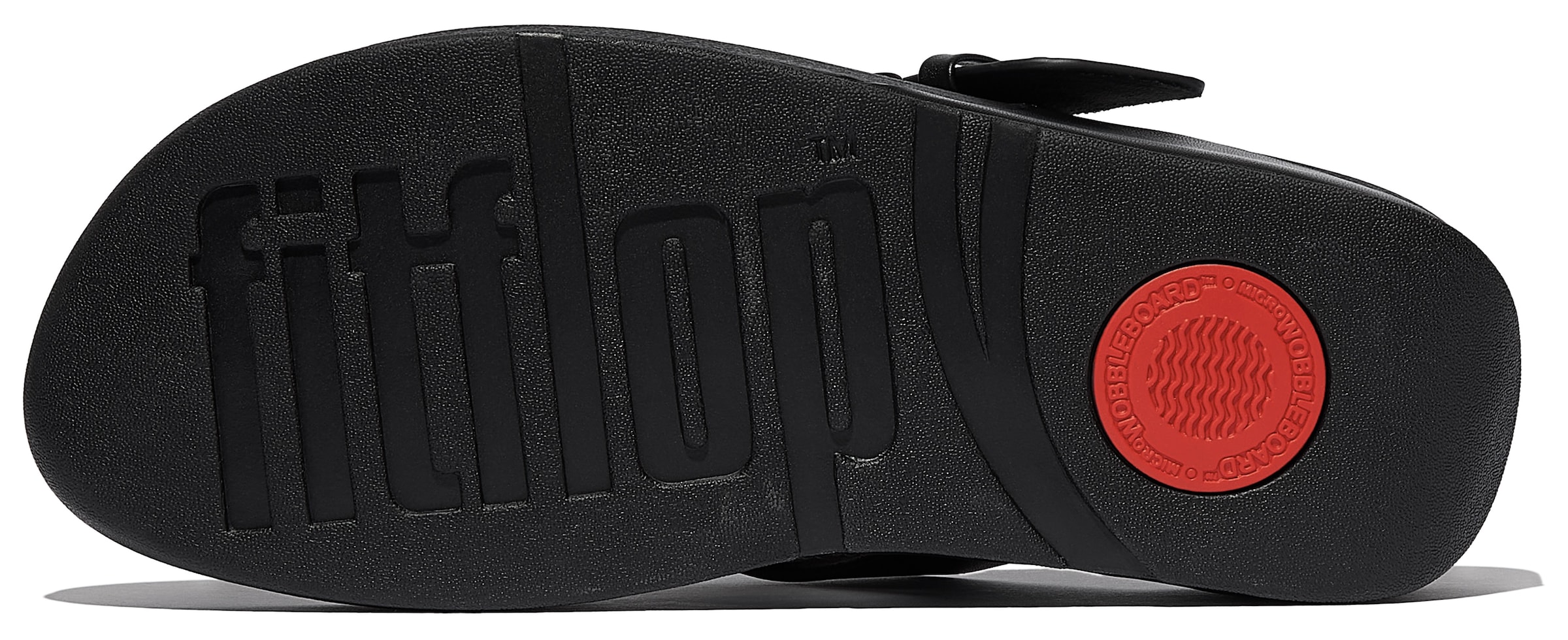 Fitflop Zehentrenner »LULU RESIN-BUCKLE LEATHER TOE-POST SANDALS«, Pantolette, Slides, Flats mit verstellbarer Schnalle