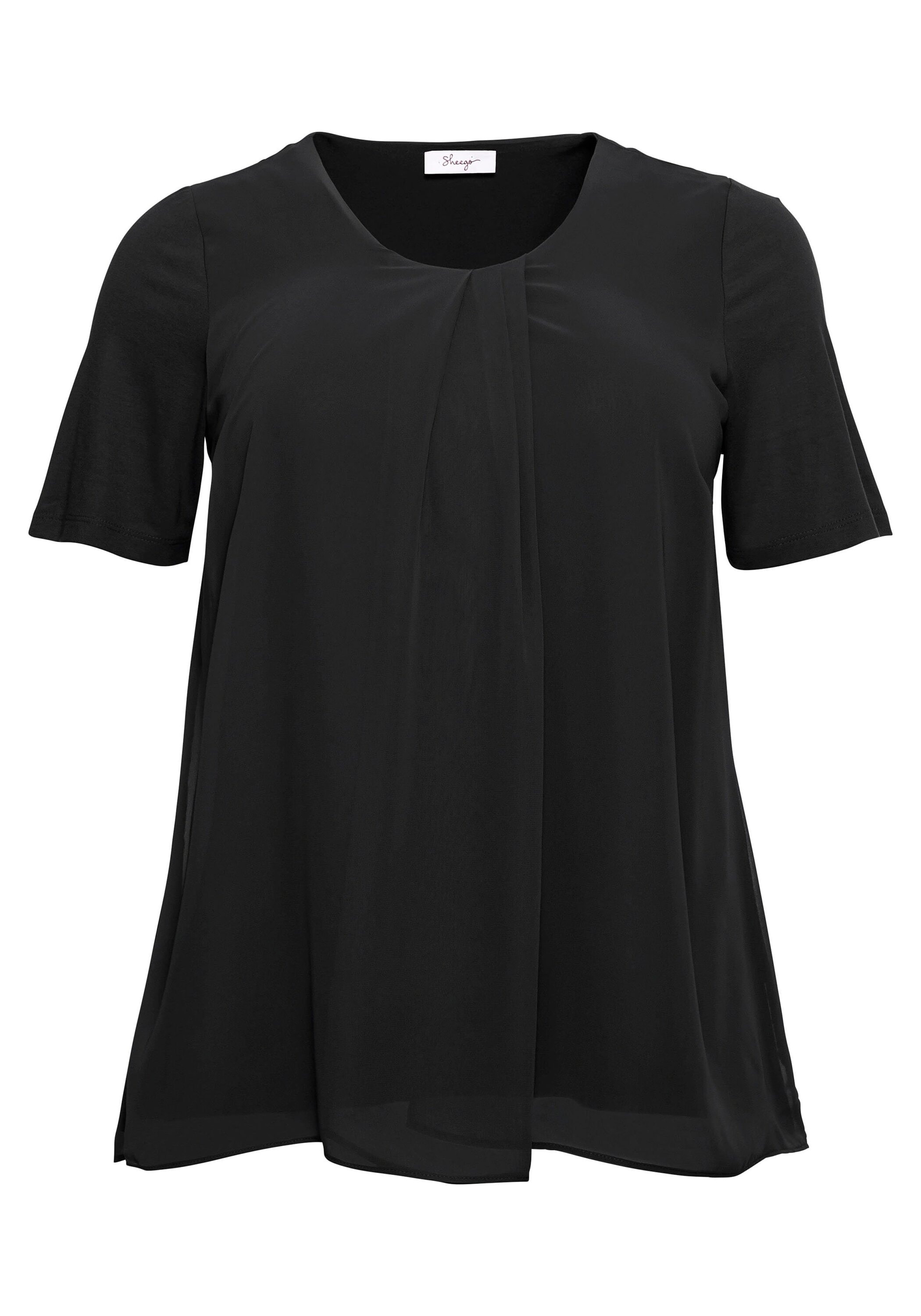 Sheego Blusenshirt »Blusenshirt im Lagenlook«