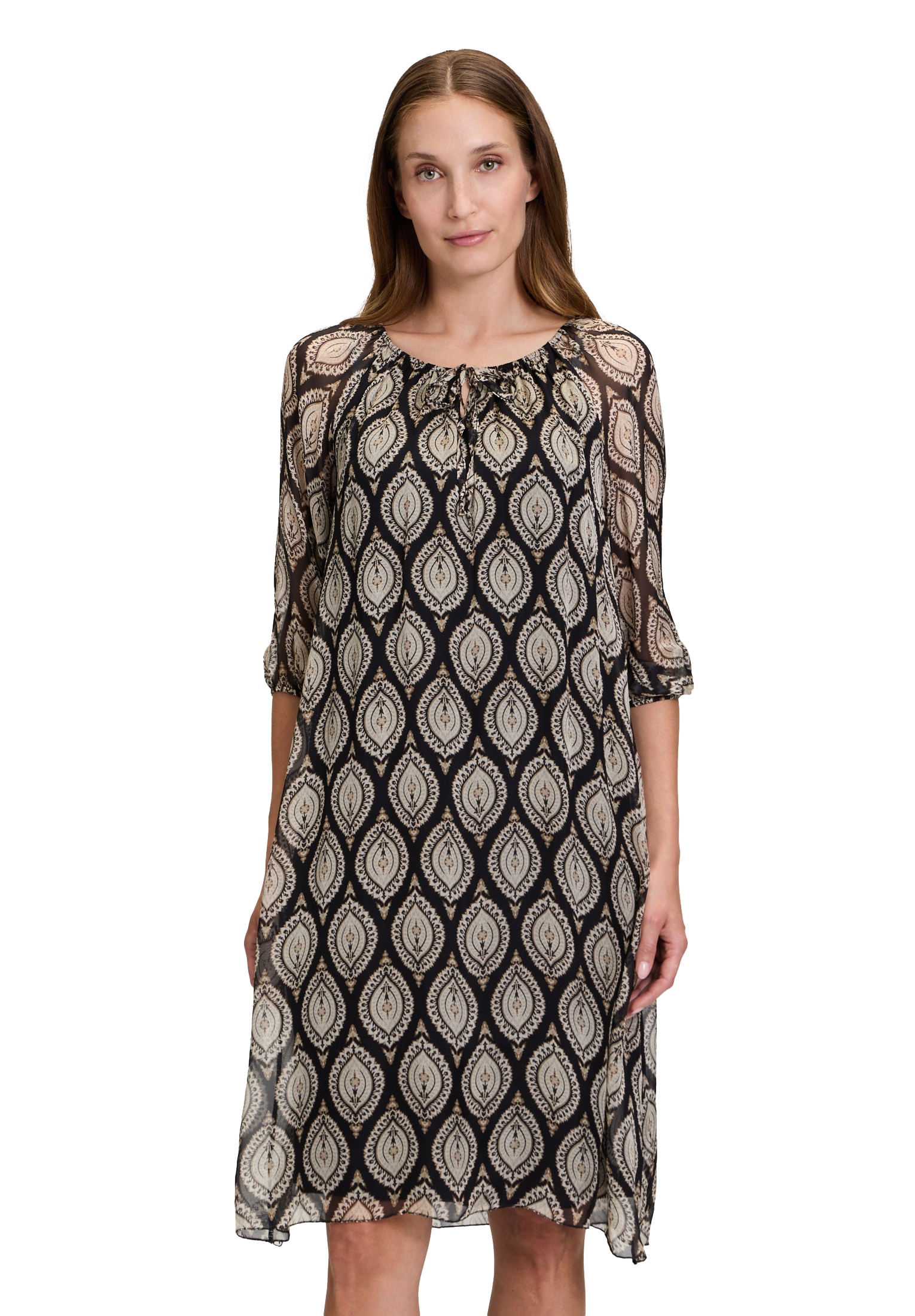 Cartoon Chiffonkleid »Chiffonkleid mit 3/4 Arm«