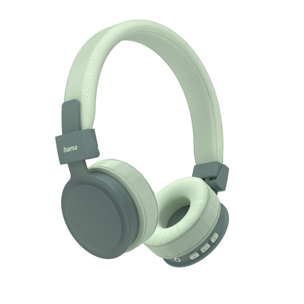 Hama On-Ear-Kopfhörer »Bluetooth®-Kopfhörer "Freedom Lit", On-Ear, faltbar, mit Mikrofon«, Geräuschisolierung-kompatibel mit Siri, Google Now-AN-Funktionen