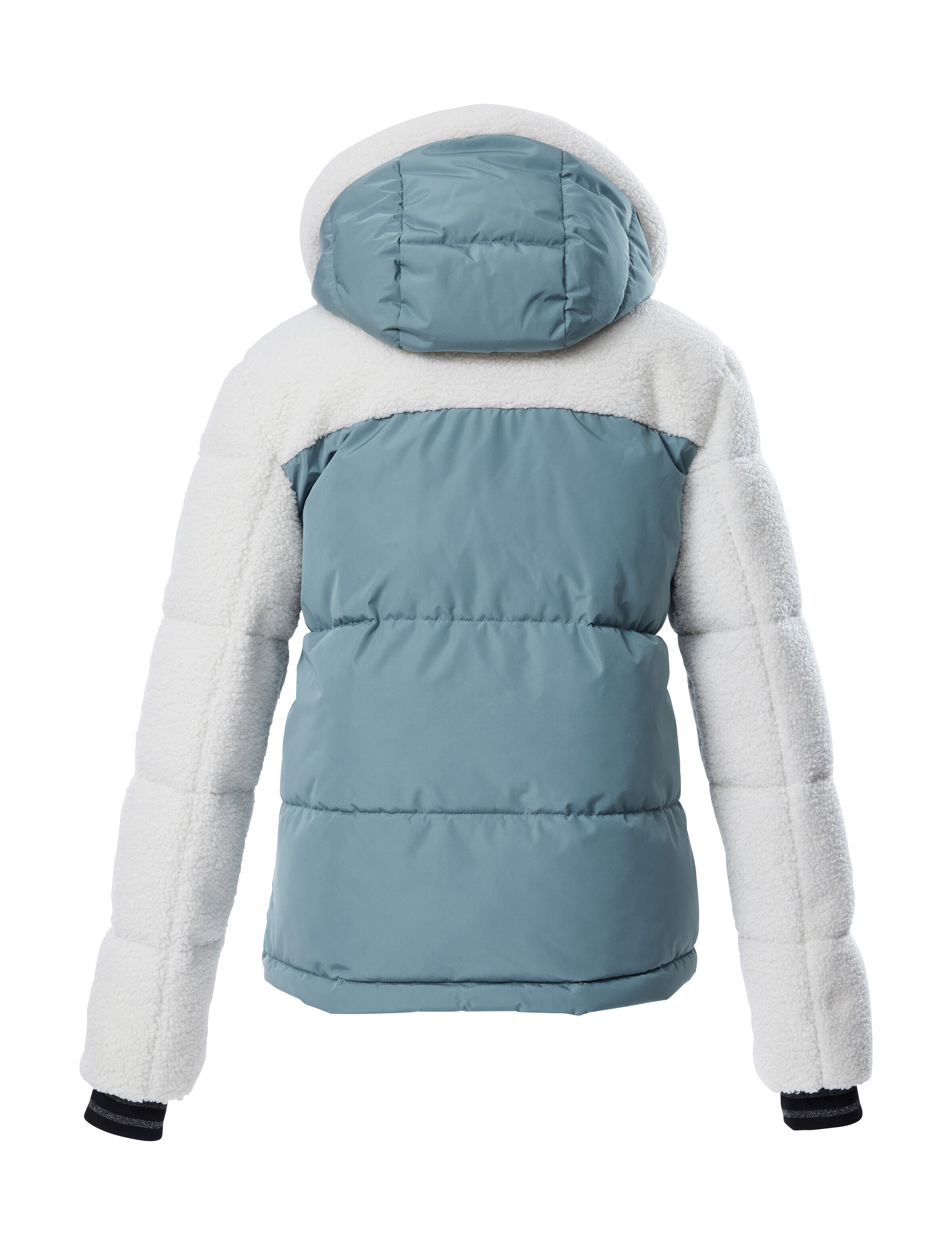 Killtec Skijacke »KSW 111 WMN SKI QLTD JCKT« Damen Ski-Steppjacke mit Glitzerstreifen und abnehmbaren Schneefang