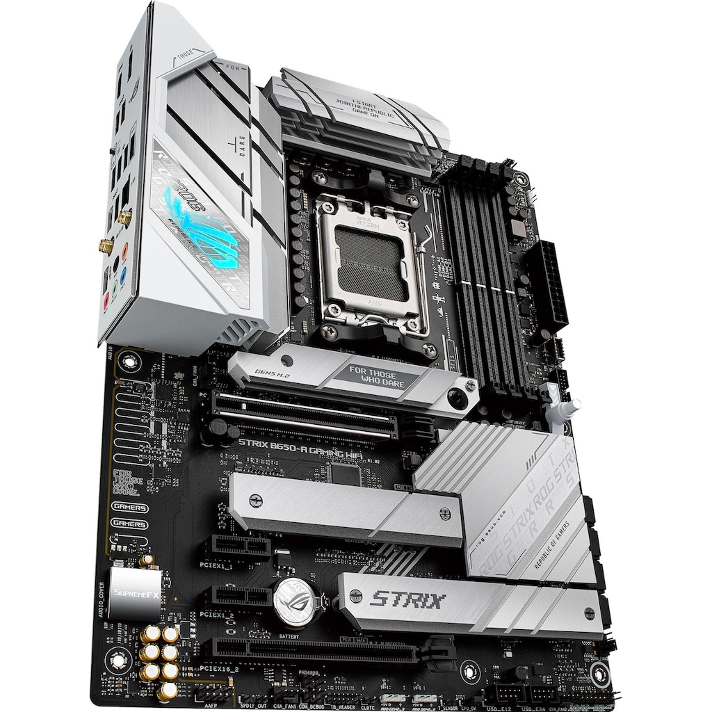 Asus Mainboard »ROG STRIX B650-A GAMING WIFI«, Ryzen 7000, DDR5 Speicher, 12+2 Power Stages, USB 3.2 Gen 2x2 Typ-C