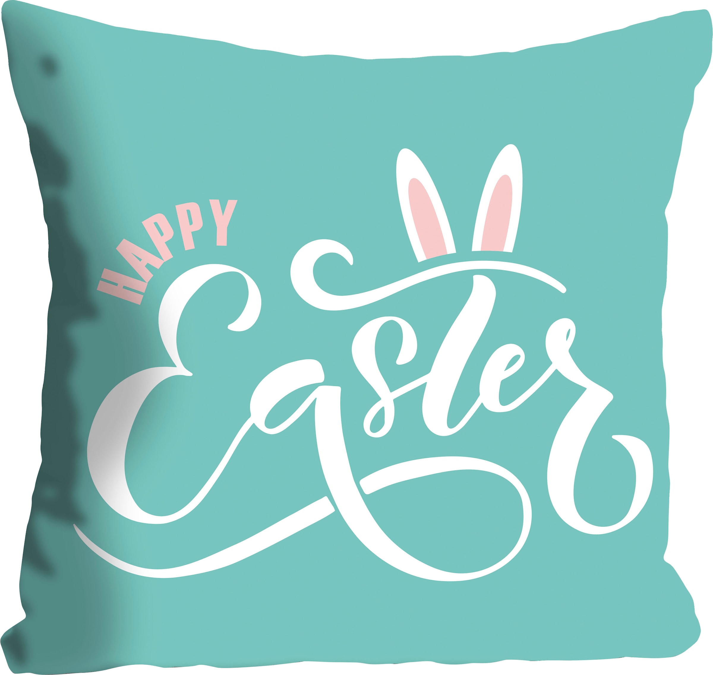 queence Dekokissen »Brandon« mit einem österlichen Schriftzug