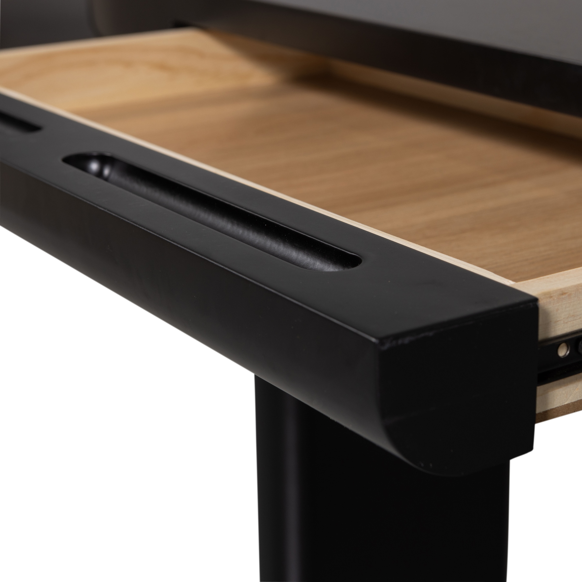 WOOOD Schreibtisch »Mael aus MDF mit Furnierschicht und massiven Holzbeinen 120x50x75 cm« Tragkraft 50 kg, einfach zu montieren, sichtbare Maserung