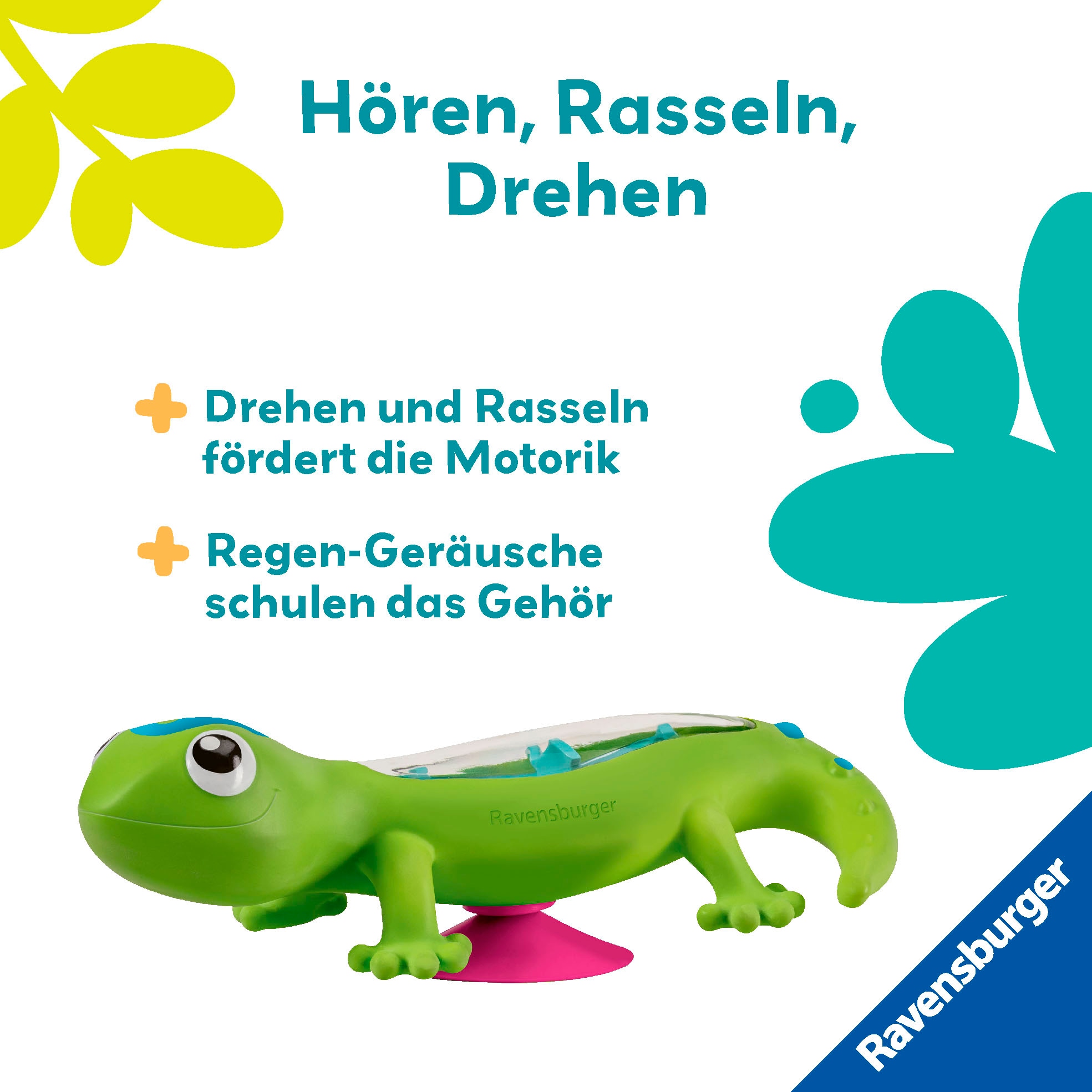 Ravensburger Rassel »Play+ Regenmacher: Gecko«