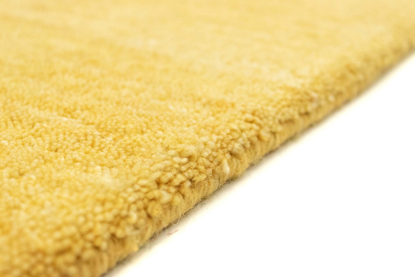 morgenland Wollteppich »Uni - Gabbeh Teppich - Softy«, rechteckig, 1,6 mm Höhe, Gabbeh Optik, Uni Farben, reine Wolle, sehr weicher Flor, Wohnzimmer