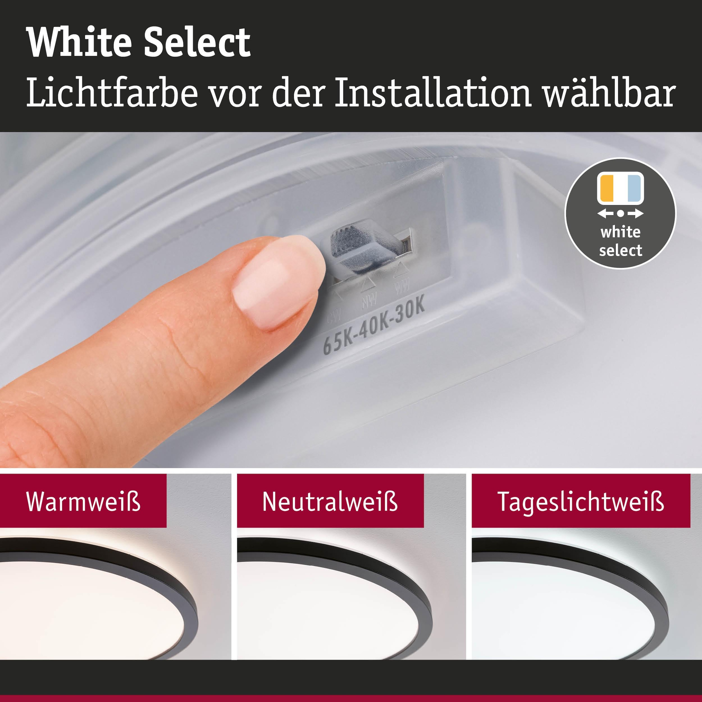 Paulmann LED Panel »Atria Shine IP44 rund 190mm 7,6W 1100lm 3000 - 6500K« LED-Modul 1 Stk. Tageslichtweiß Farbwechsler