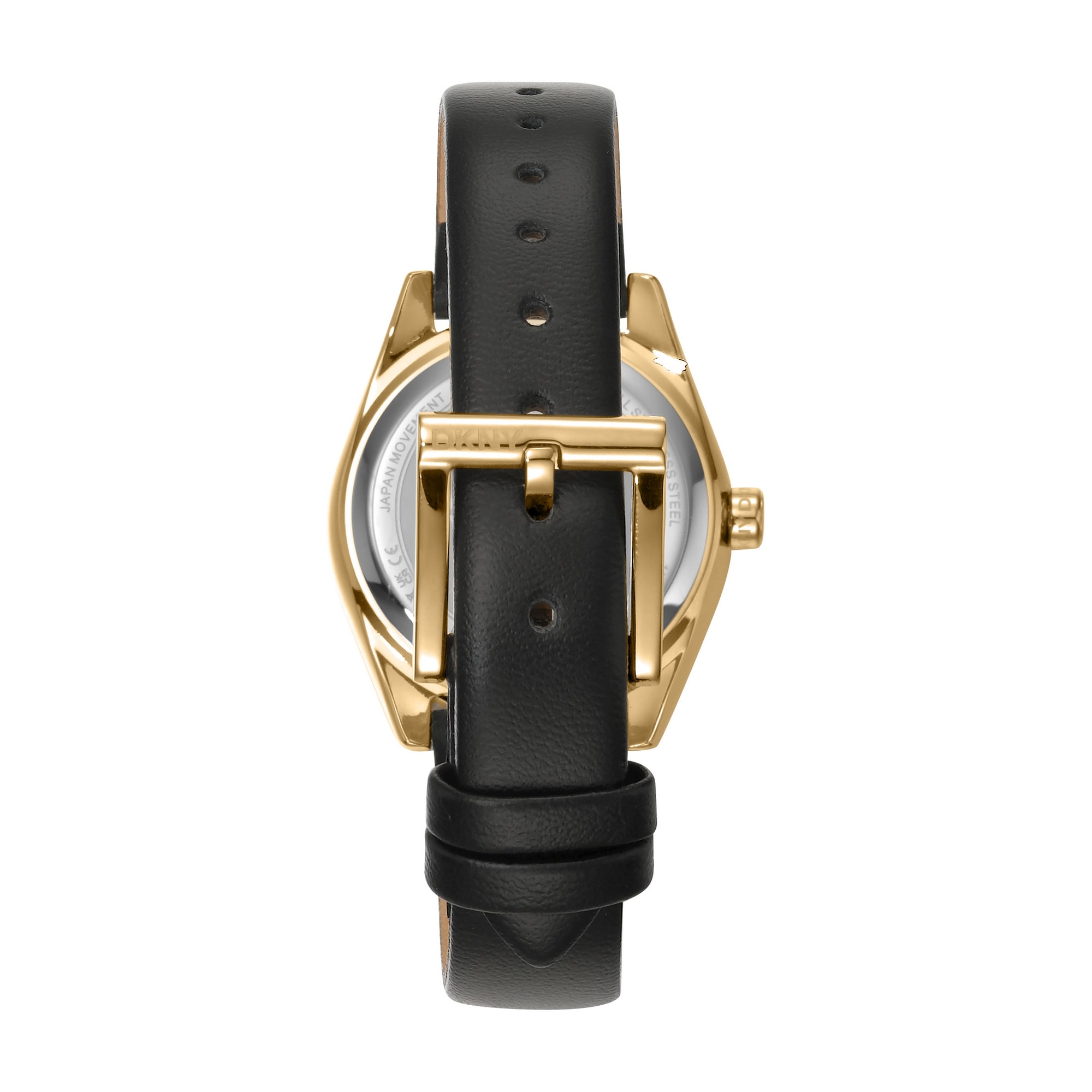 DKNY Quarzuhr »Evening Watch« Armbanduhr, Damenuhr, Lederarmband, analog
