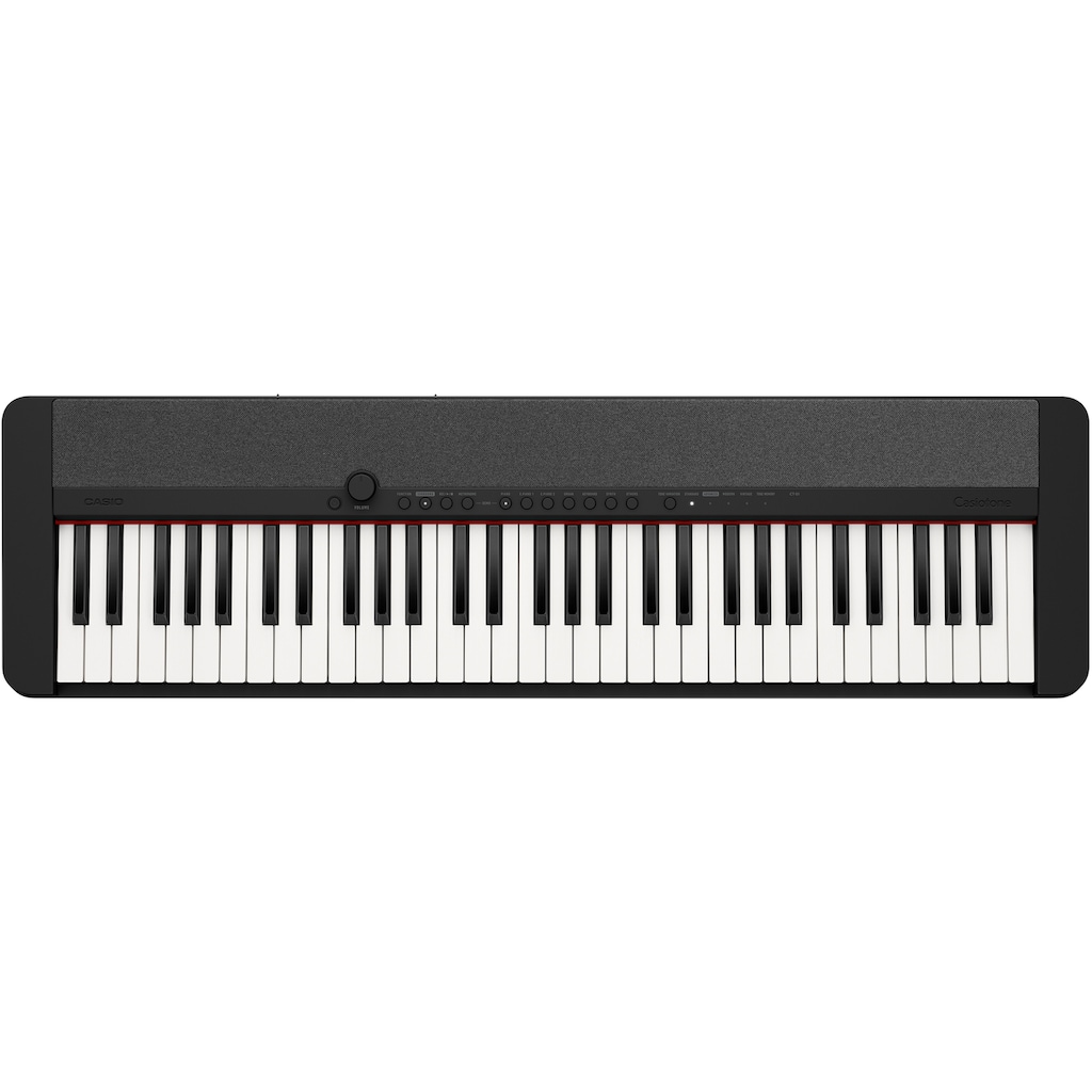CASIO Home-Keyboard »Piano-Keyboard-Set CT-S1BKSET«, (Set, inkl. Keyboardständer, Sustainpedal und Netzteil)