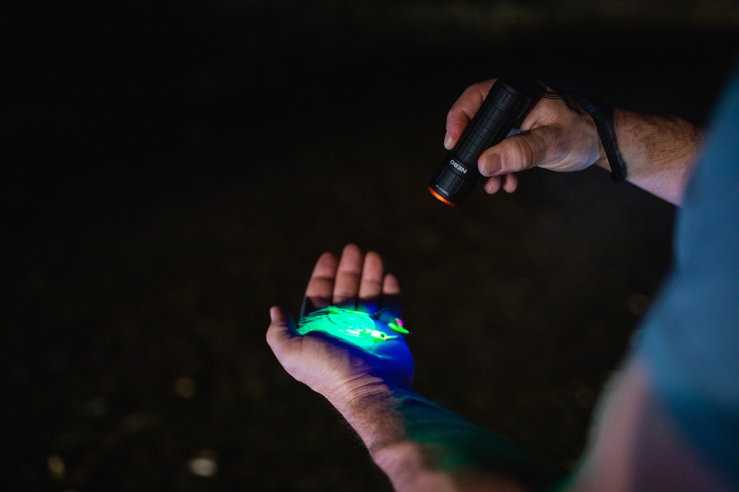 NEBO LED Taschenlampe »TORCHY UV«, Clip und Trageschlaufe