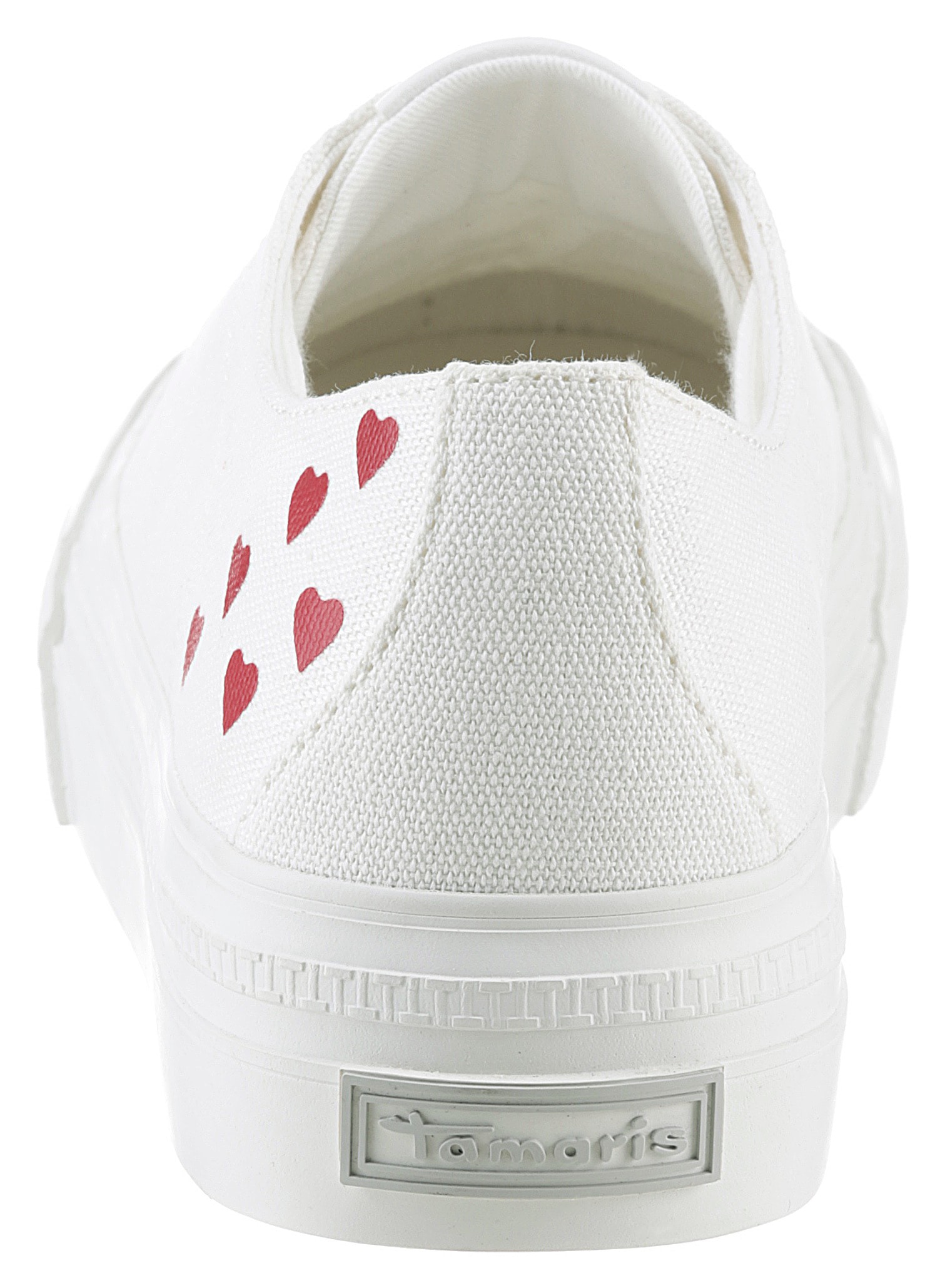 Tamaris Plateausneaker, Freizeitschuh, Halbschuh, Schnürschuh mit Logo an der Ferse