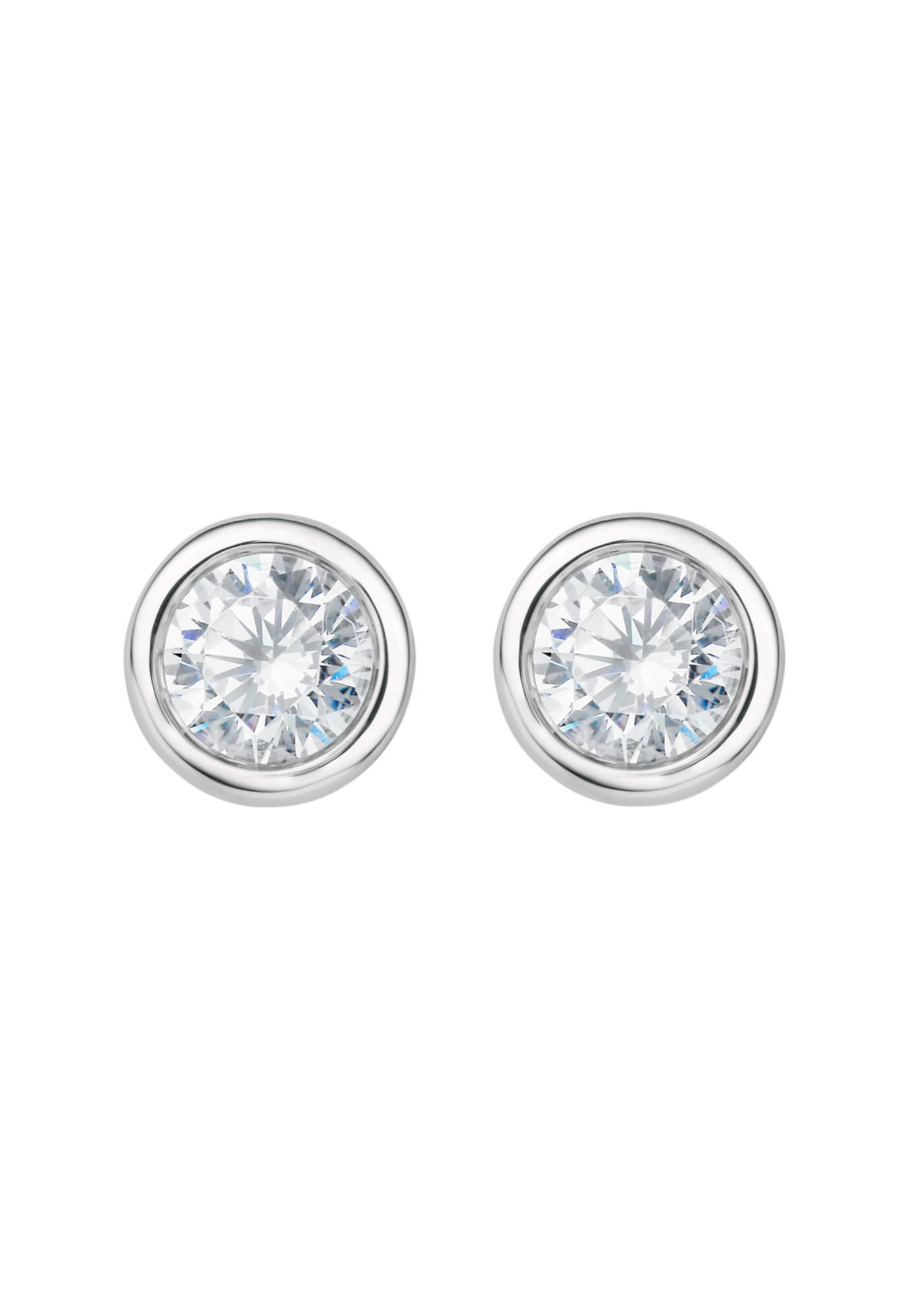 ONE ELEMENT Paar Ohrstecker »0.27 ct Diamant Brillant Zarge Ohrringe  Ohrstecker aus 750 Weißgold«
