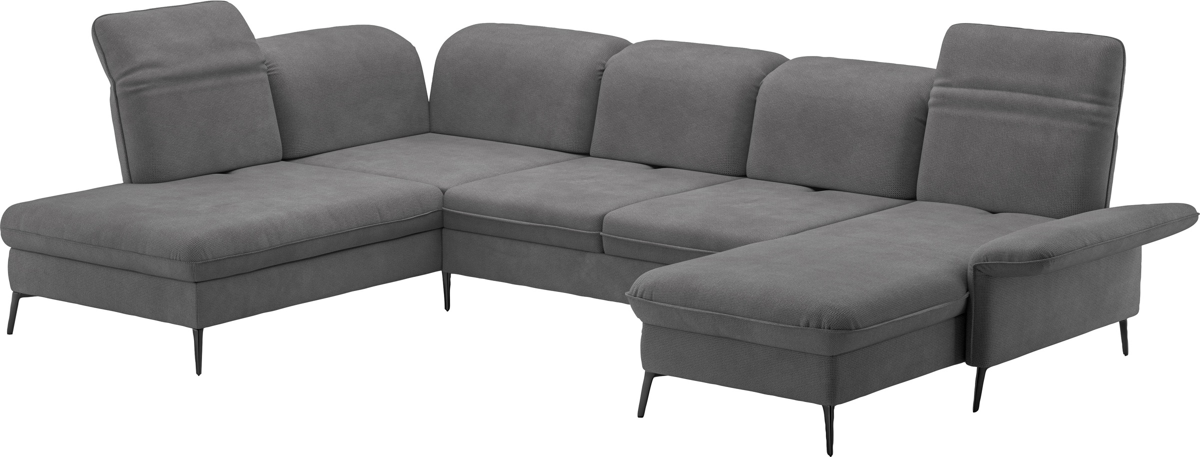 sit&more Wohnlandschaft »Emely«, mit Sitztiefenverstellung optional mit Bettfunktion und Bettkasten