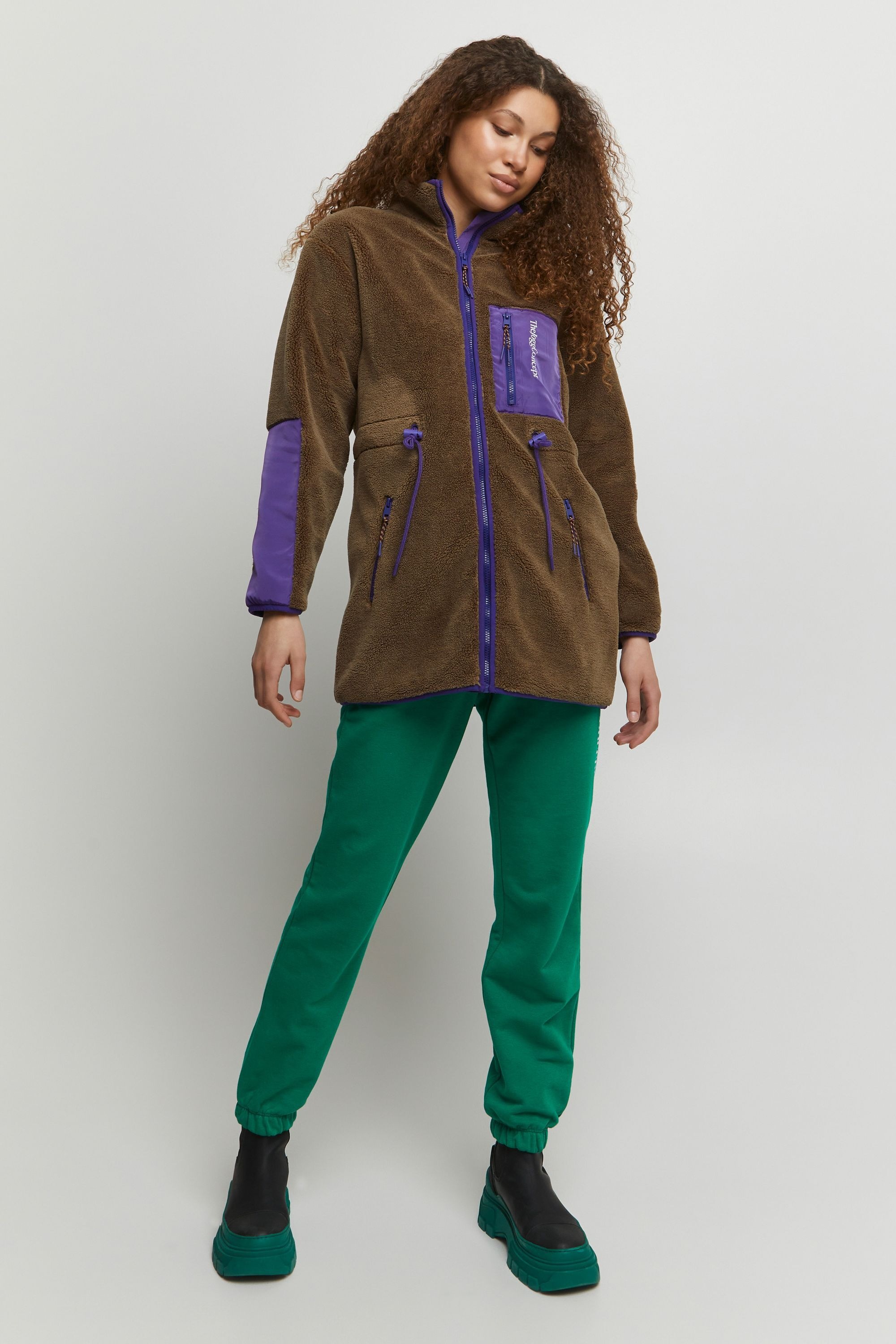 TheJoggConcept Outdoorjacke »Outdoorjacke JCBibi«, ohne Kapuze