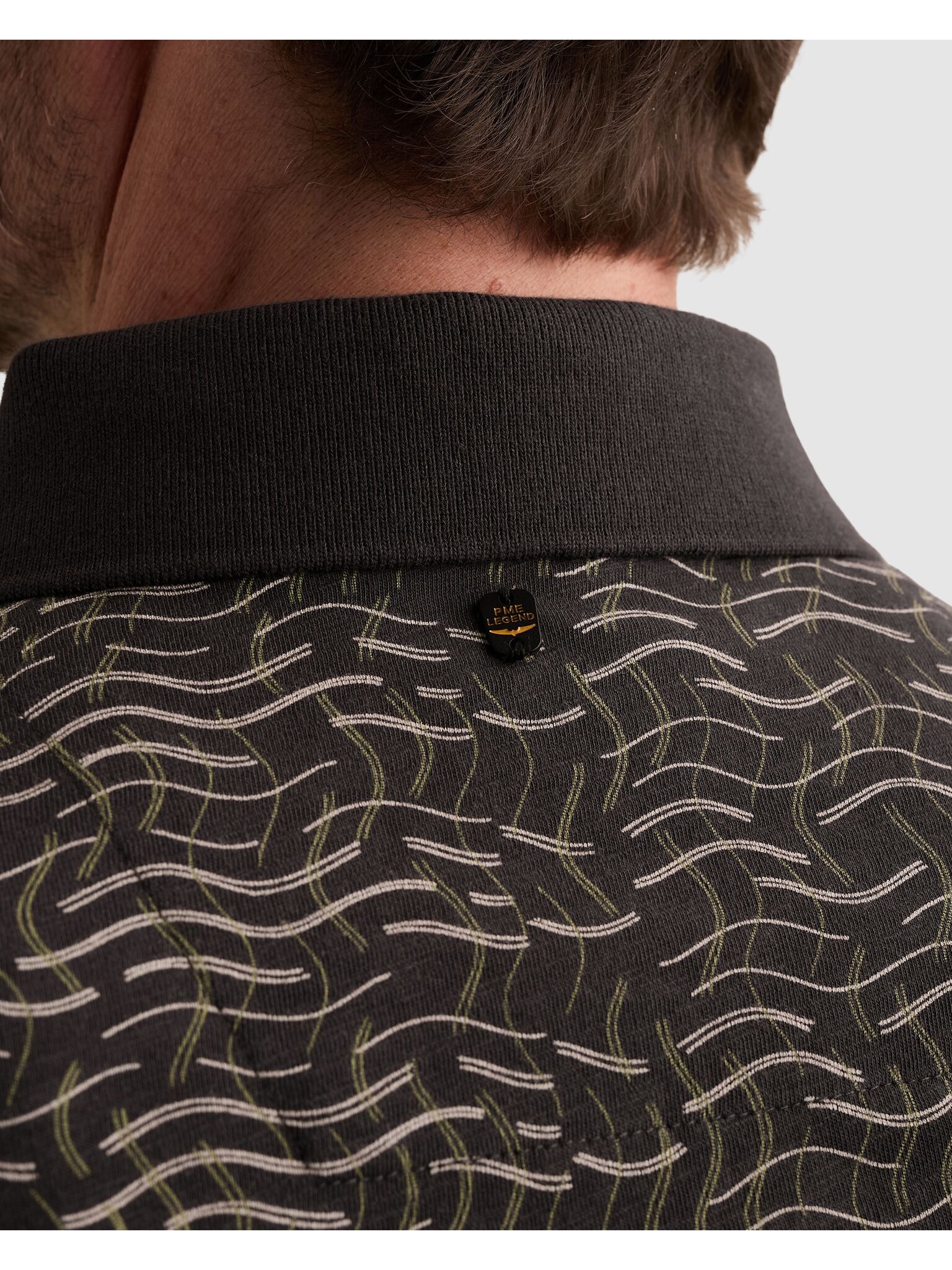 PME LEGEND Poloshirt Kleine Seitenschlitze am Saum