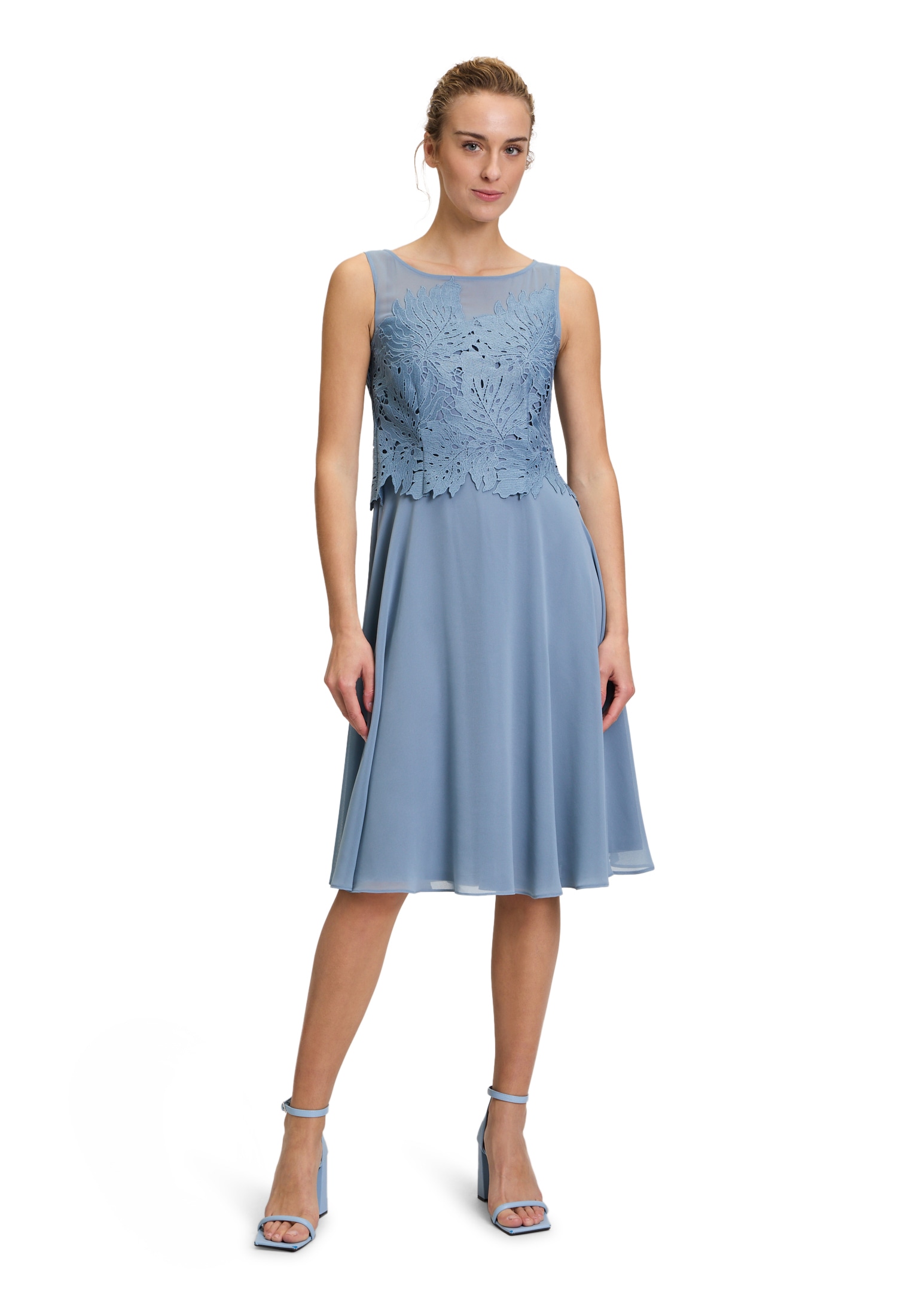Vera Mont Chiffonkleid »Chiffonkleid mit Stickerei«