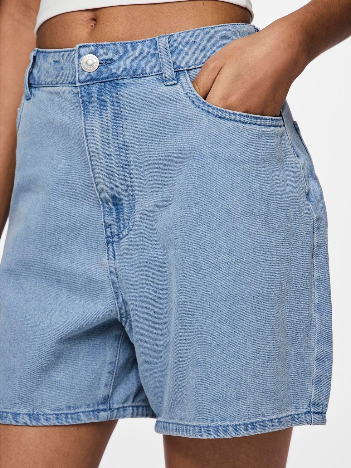 pieces Jeansshorts »PCABBI MW SHORTS NOOS«