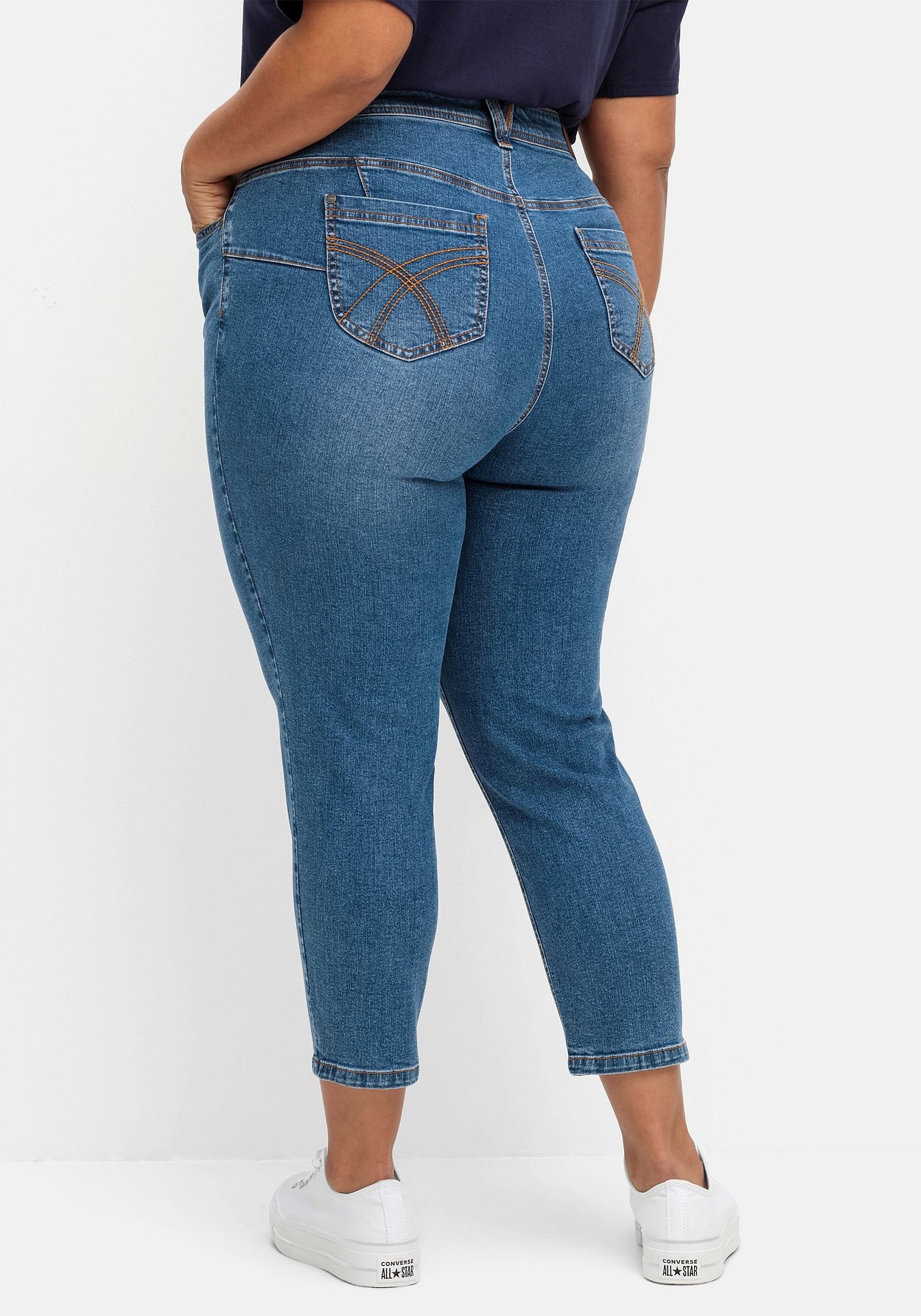 Sheego Stretch-Jeans »Schmale 7/8-Jeans im Curvy-Schnitt SUSANNE«