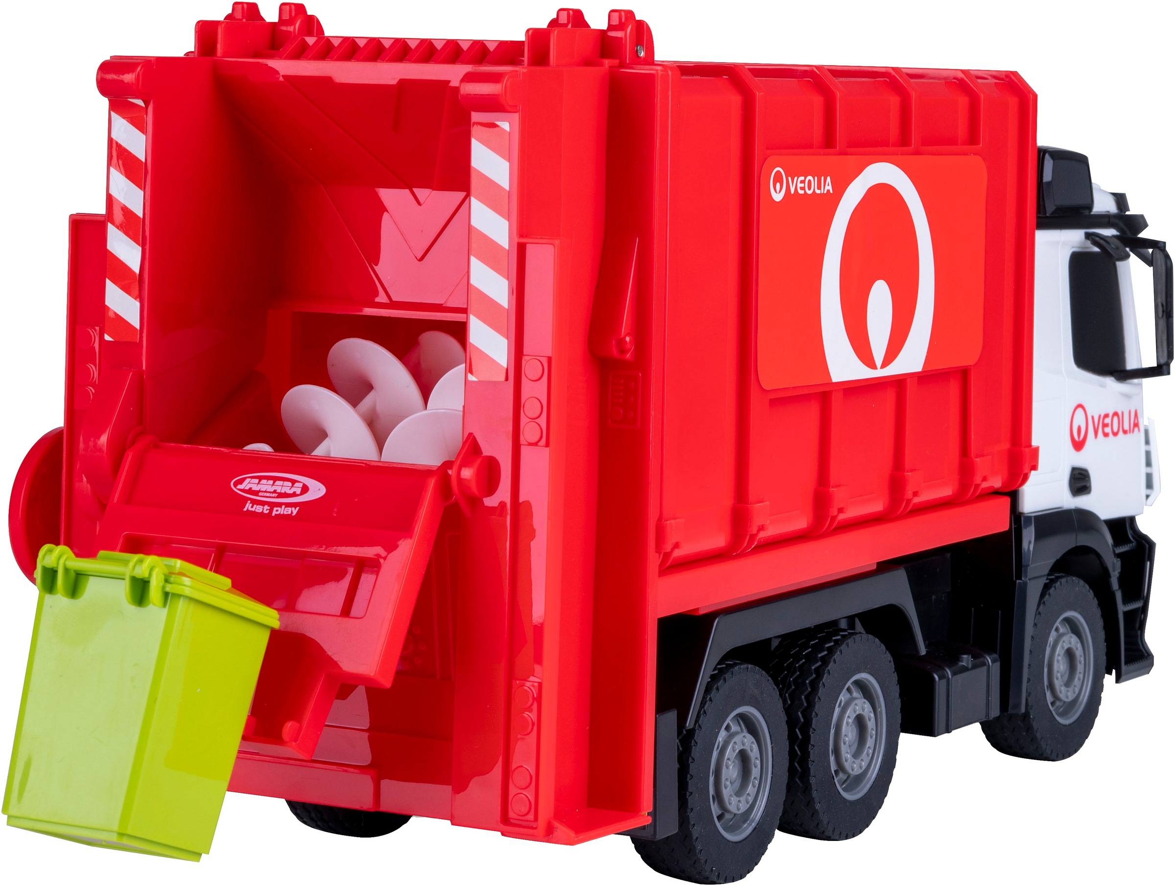 Jamara RC-LKW »Müllwagen Mercedes-Benz Antos 2,4GHz« LED-Licht vorne; Maßstab 1:26