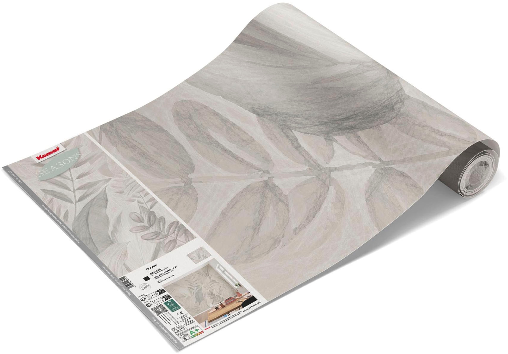 Komar Fototapete »Vlies Fototapete - Crayon - Größe 300 x 250 cm« Motiv | bedruckt glatt