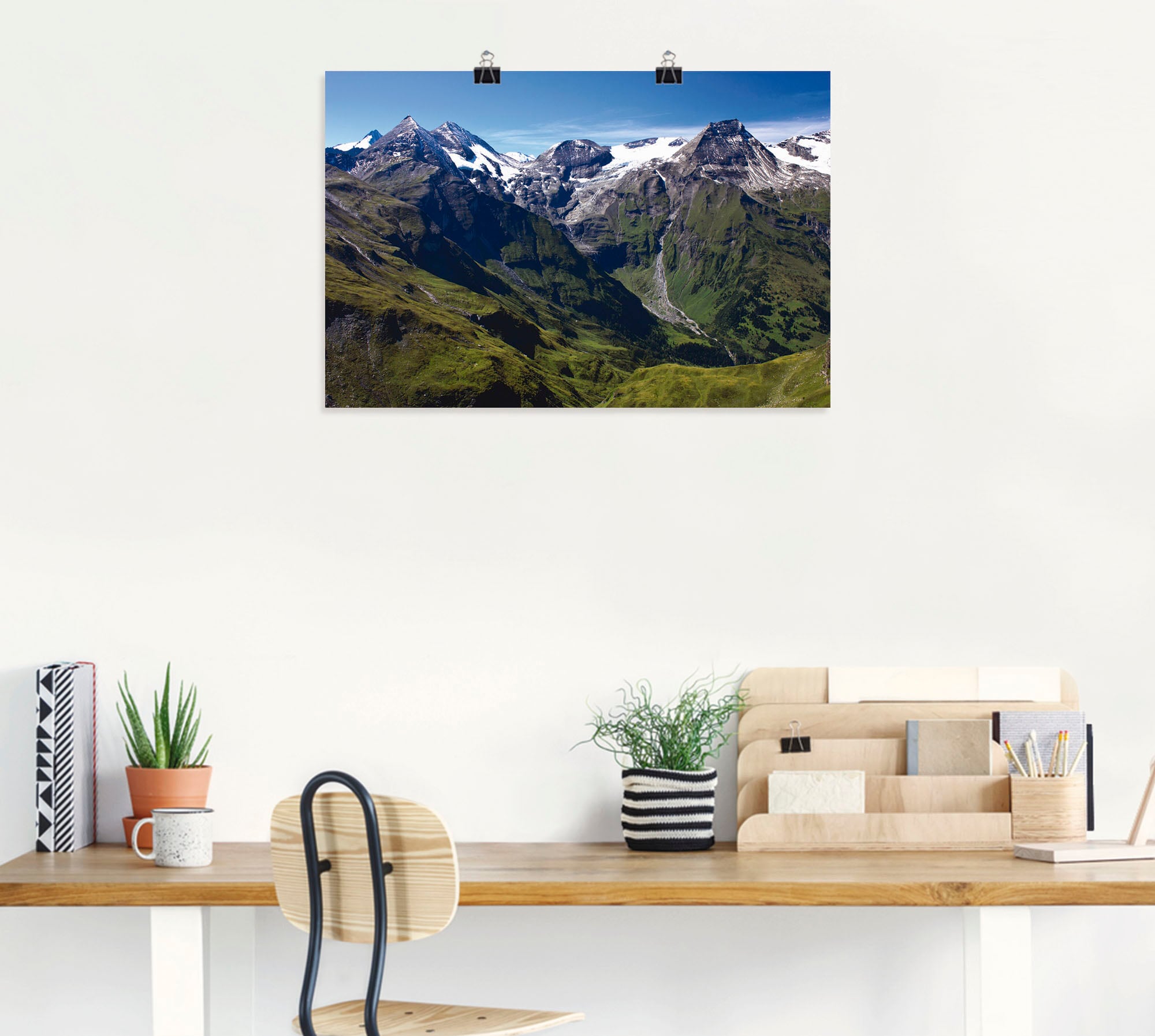 Artland Wandbild »Berge rund um den Großglockner« Berge 1 Stk. tlg. als Leinwandbild, Poster in verschied. Größen