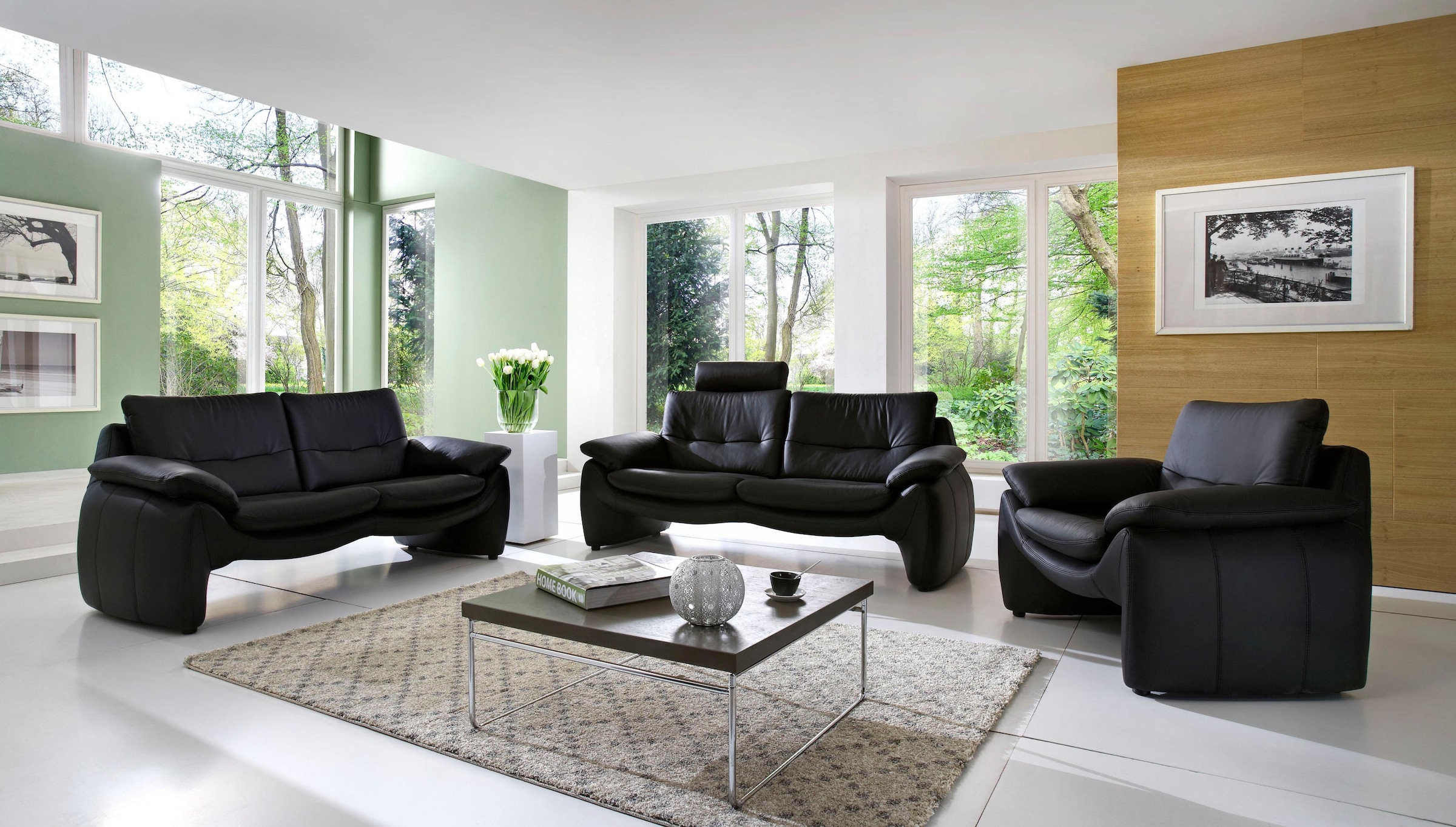 PLACES OF STYLE Sessel »Luna« in einzigartiger Optik