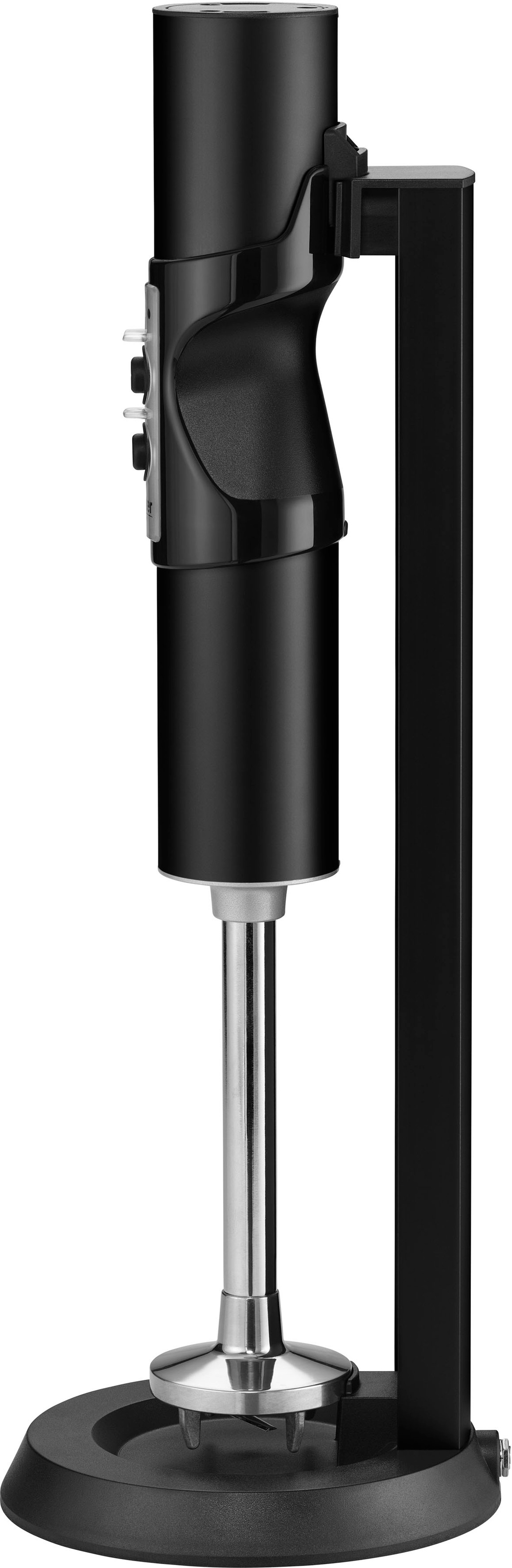 ritter Akku-Stabmixer »stilo 7 Plus Trendfarbe Schwarz«, 120 W, mit 4 Aufsätzen aus Edelstahl sowie 2 Mixbechern