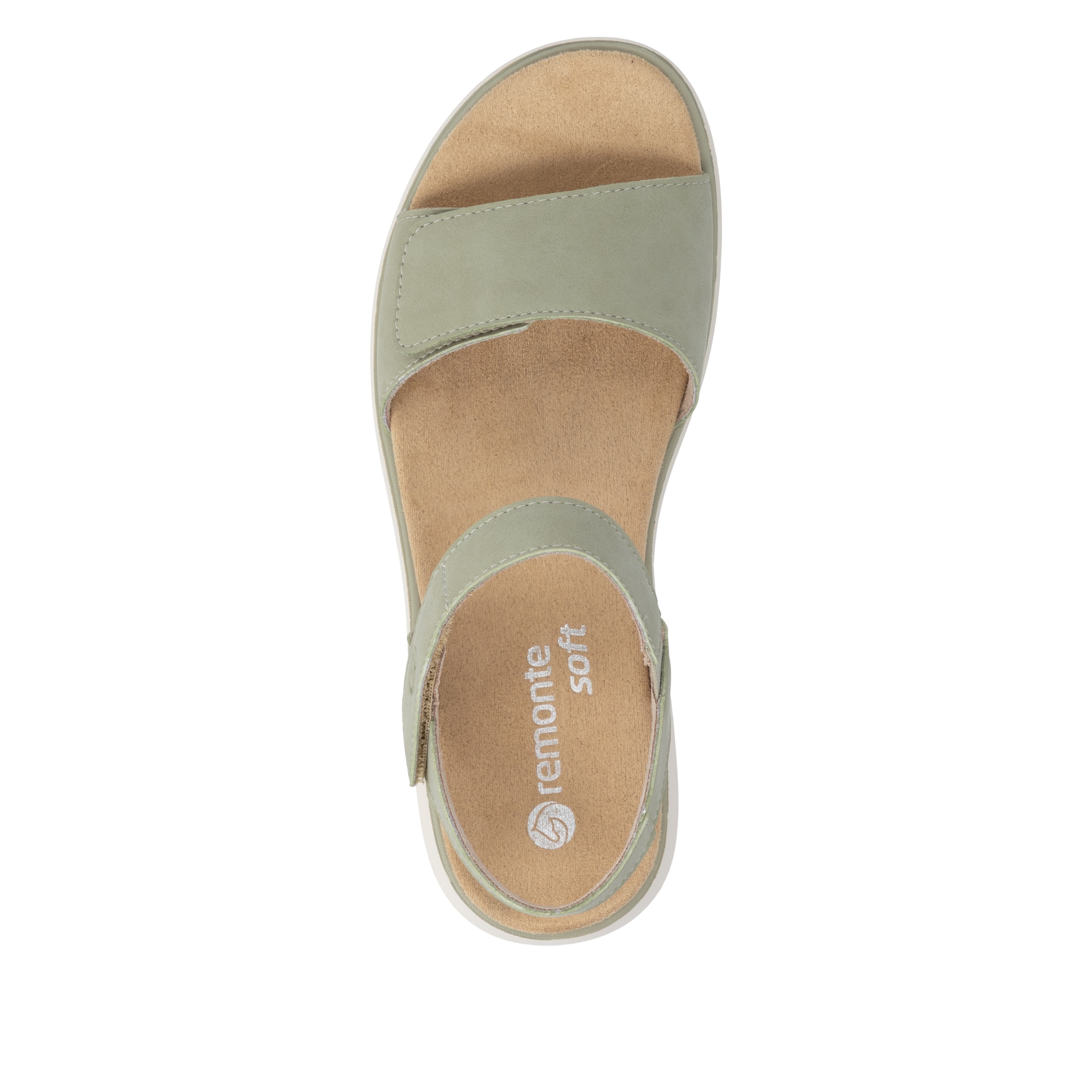 Remonte Keilsandalette  Sommerschuh, Sandalette mit zwei Klettverschlüssen