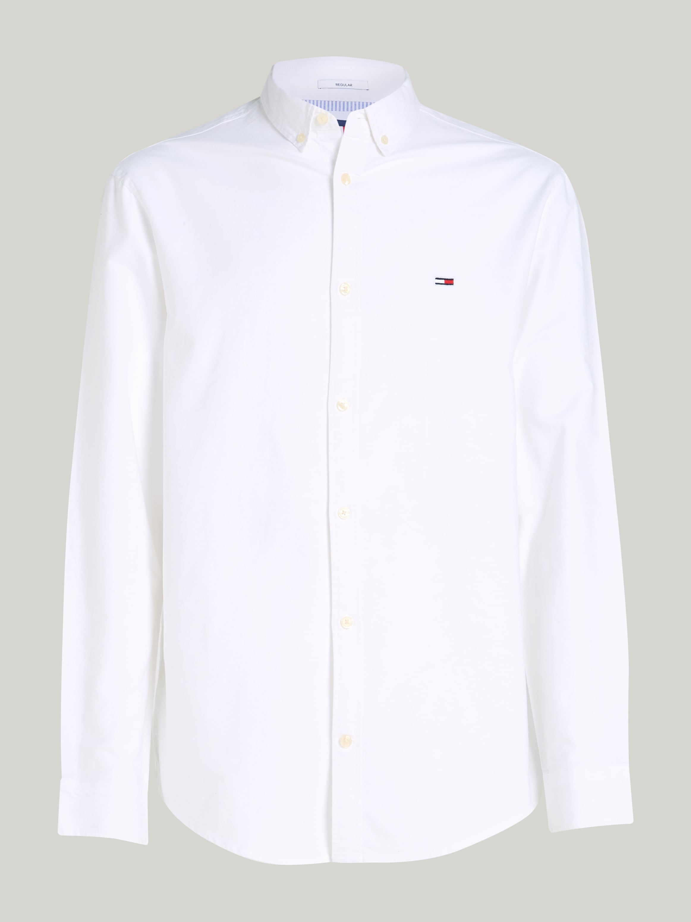 Tommy Jeans Langarmhemd »TJM ENTRY REG OXFORD SHIRT«, mit Logoprägung