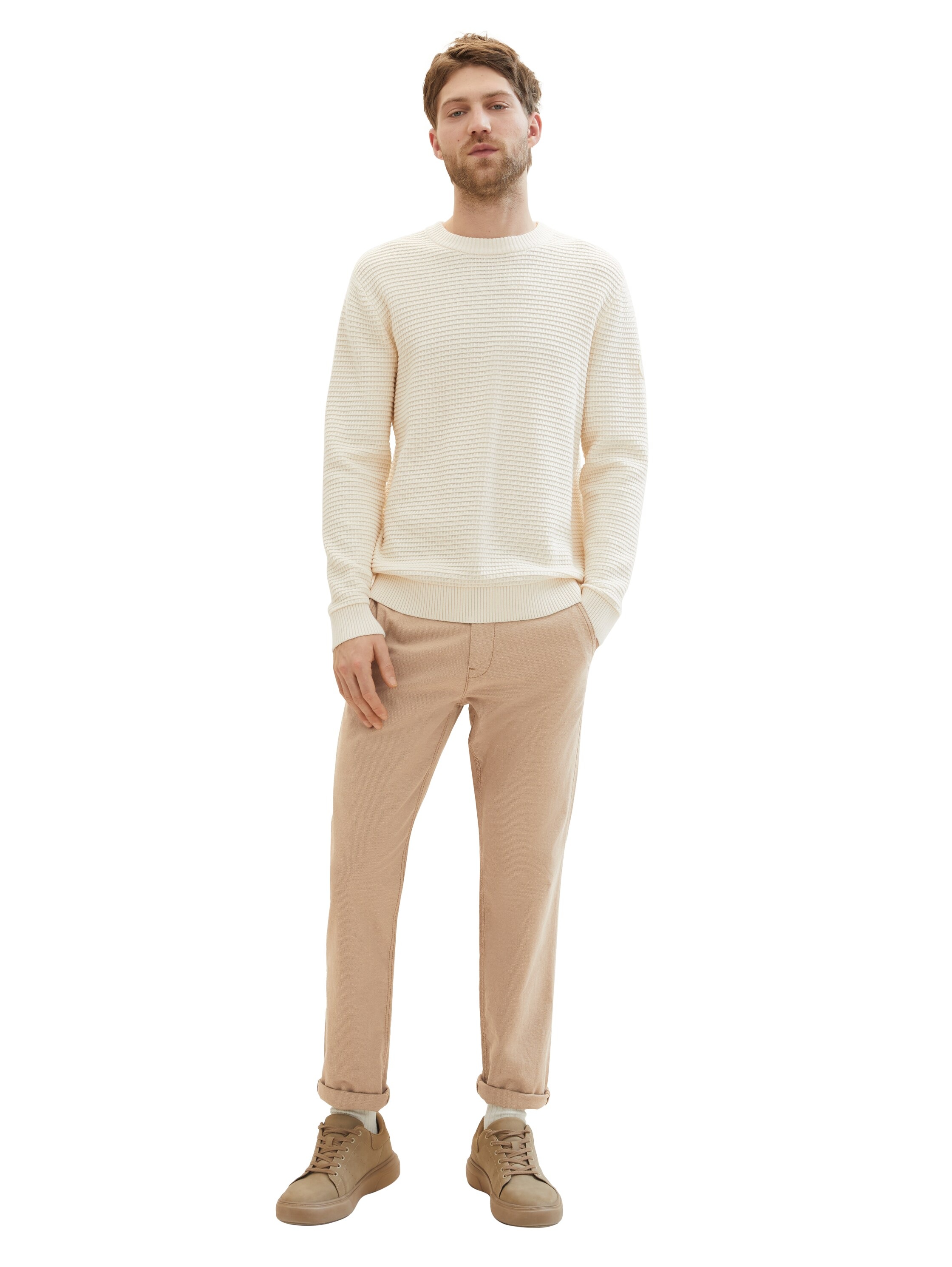 TOM TAILOR Chinohose, im lässigem Look, mit Stretch