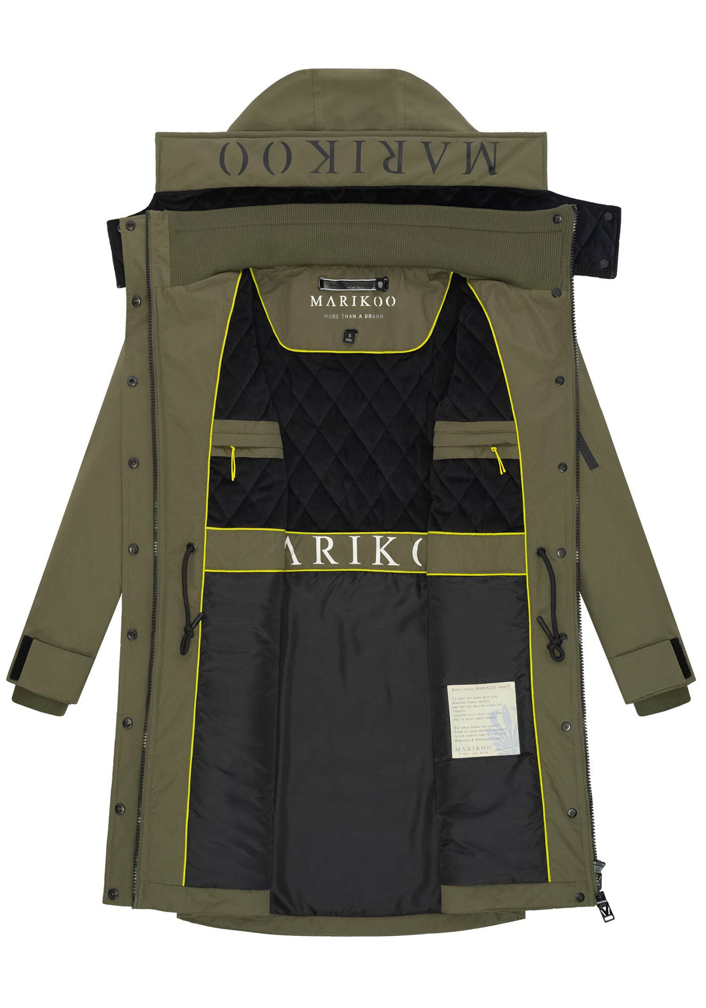 Marikoo Winterjacke »Marikoo Anoukaa Damen Winterjacke N032«