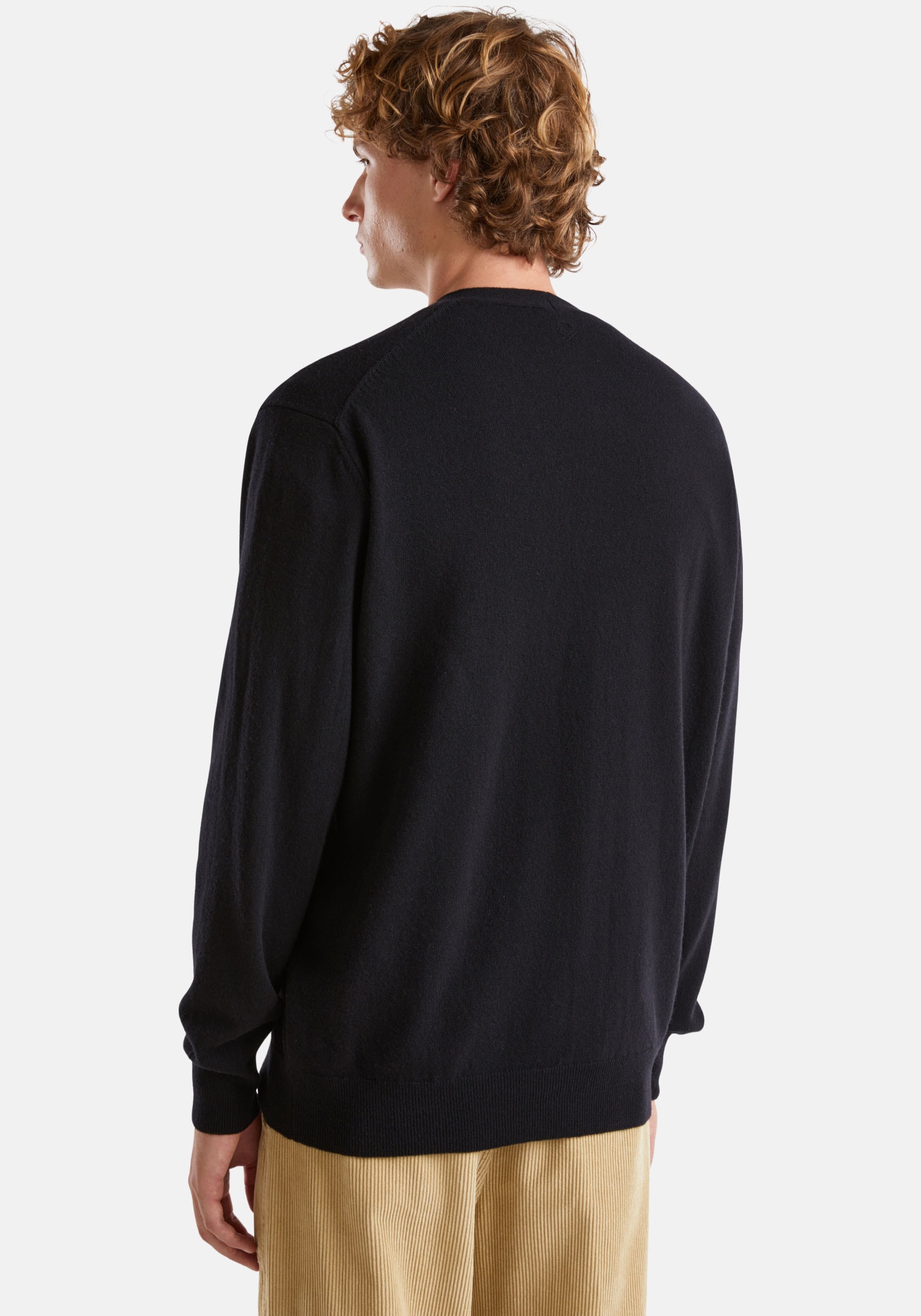 United Colors of Benetton Strickjacke, mit Knopfleiste