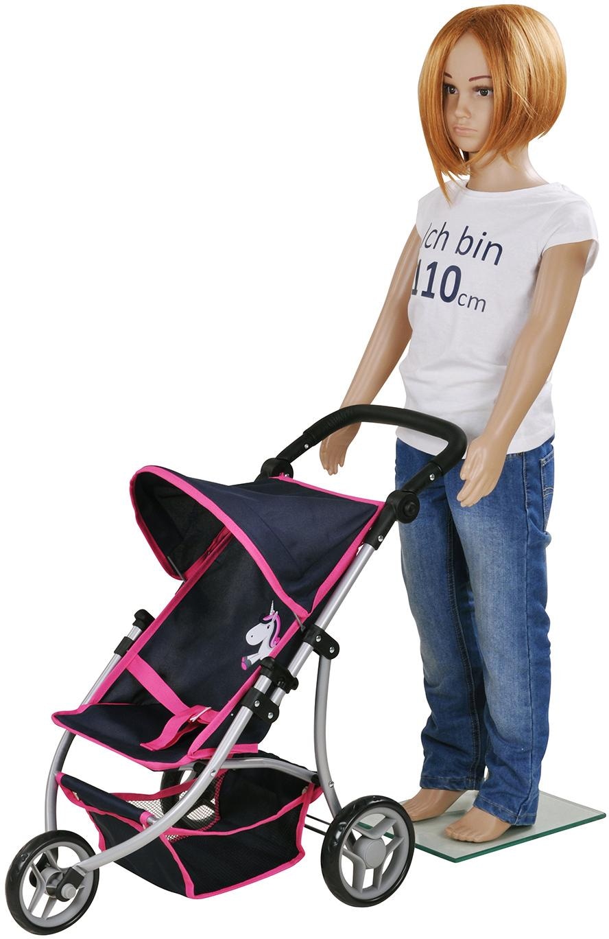 Knorrtoys® Puppenbuggy »Lio - UMA. Das Einhorn - blau«