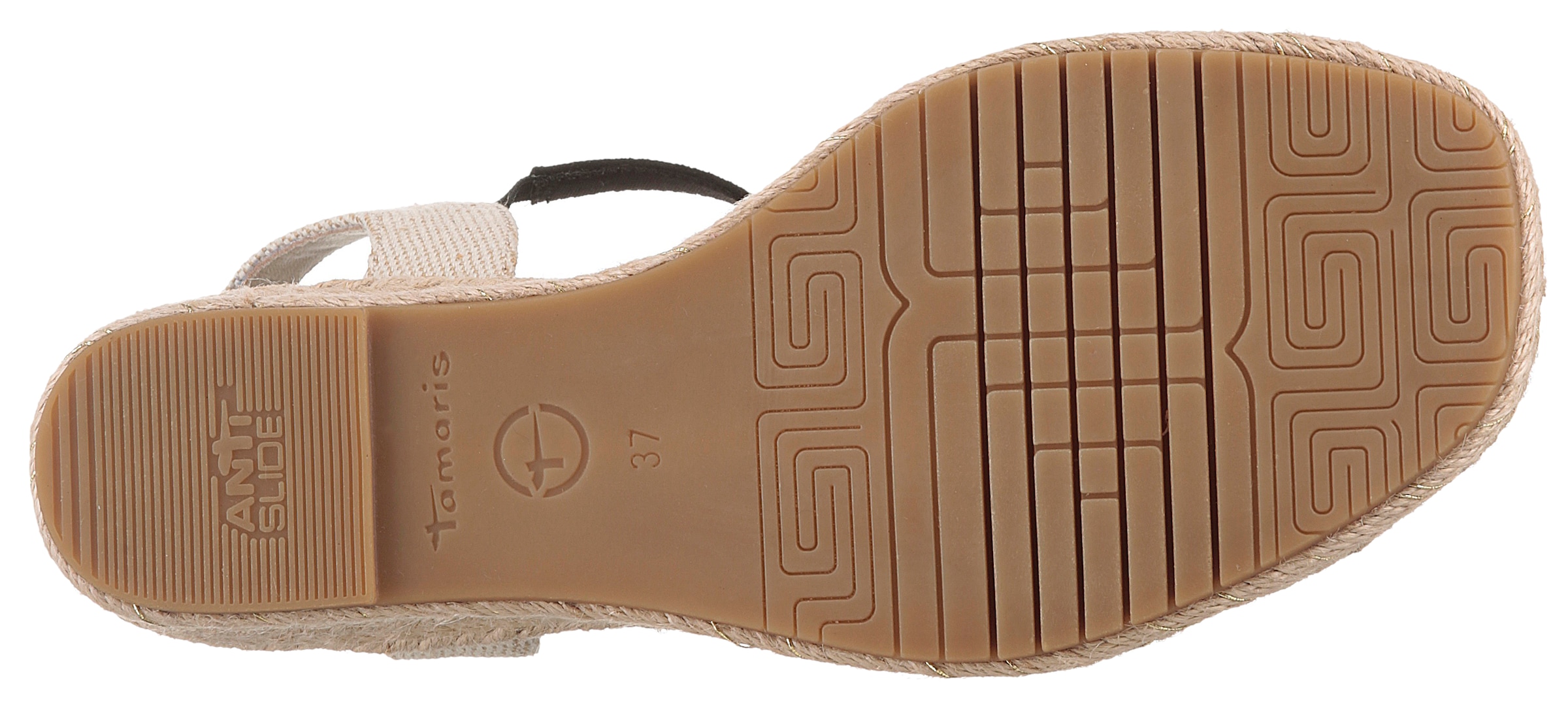 Tamaris Keilsandalette  , Riemchensandale, Sommerschuh mit modischer Kreuzbandage