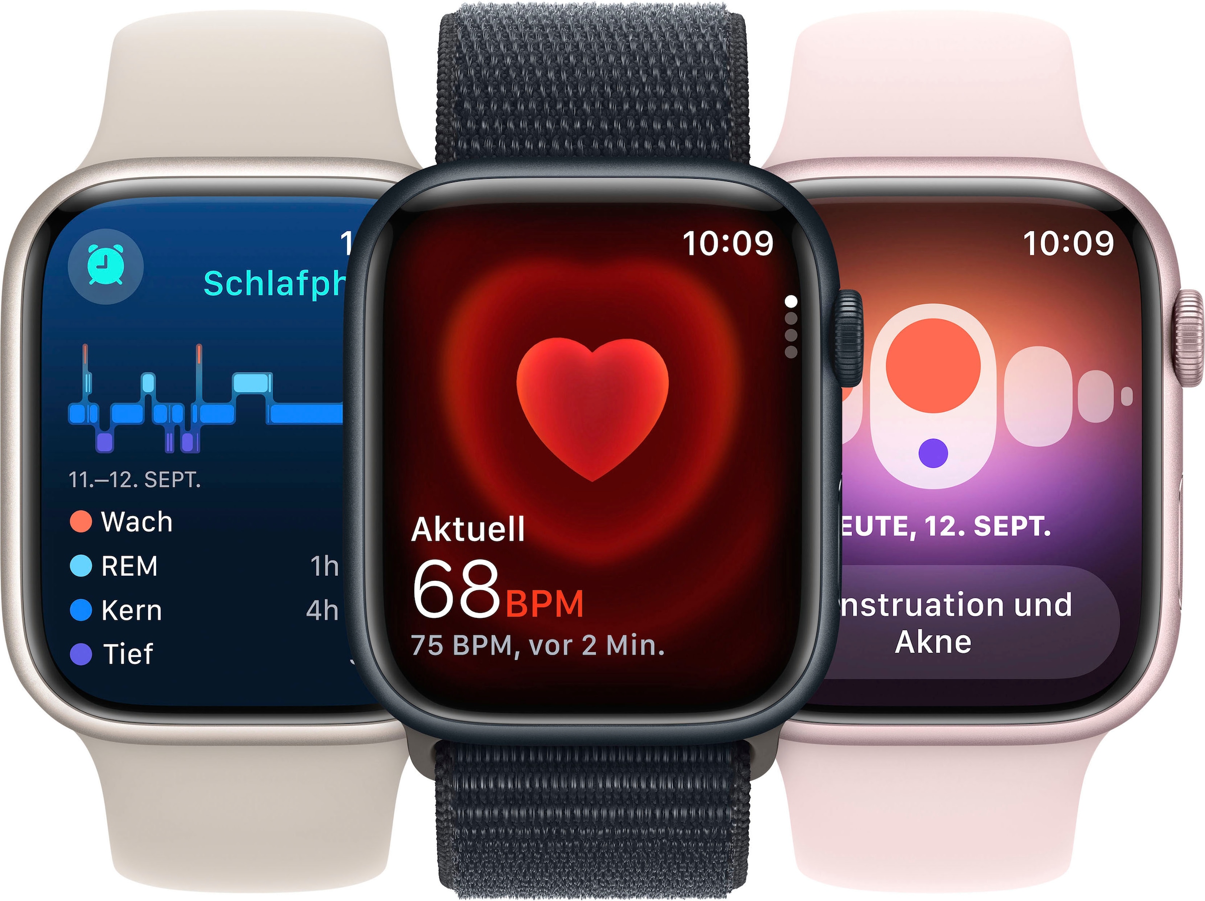Apple Smartwatch »Watch Series 9 GPS Aluminium 45mm M/L«, (Watch OS 10  Sport Band) online bei UNIVERSAL | Apple Watch
