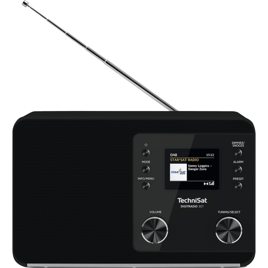 TechniSat Digitalradio (DAB+) »Digitradio 307«, (WLAN UKW mit RDS-Digitalradio (DAB+) 5 W)