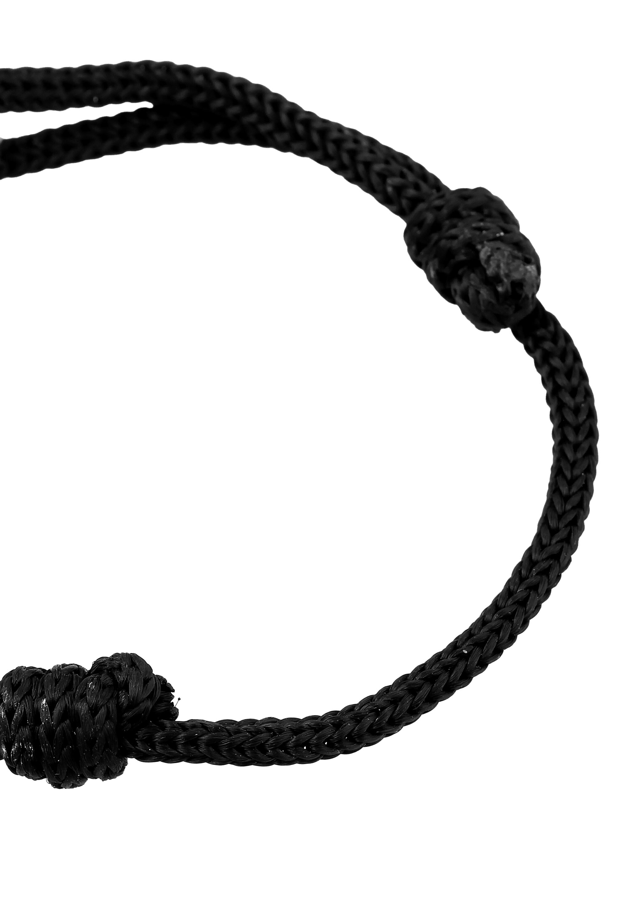 Elli Armkette »Armband Nylonband Steigbügel 925 Sterling Silber«