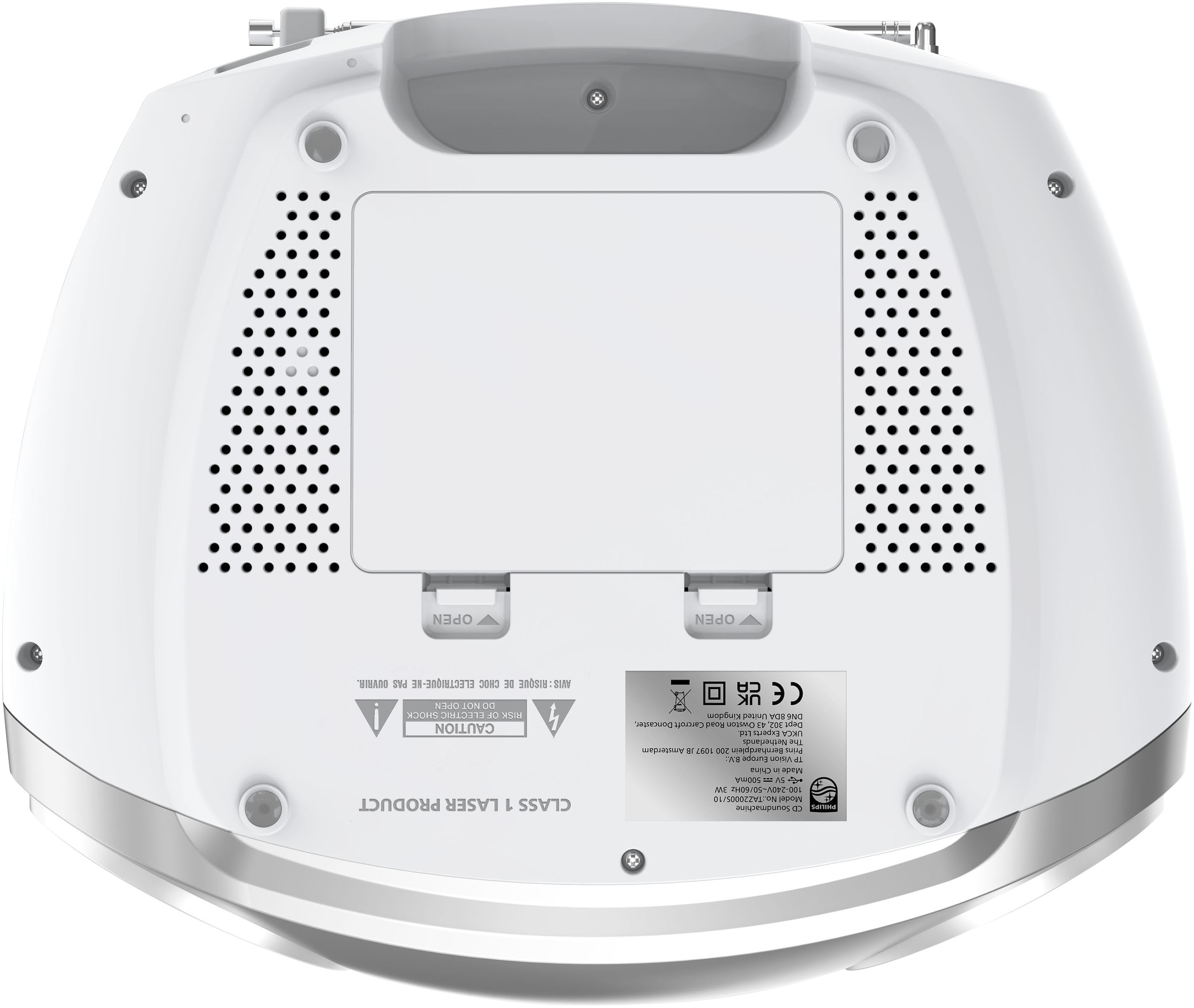 Philips Boombox »TAZ2000S/10« (A2DP Bluetooth | AVRCP Bluetooth | Bluetooth FM-Tuner 3 W)