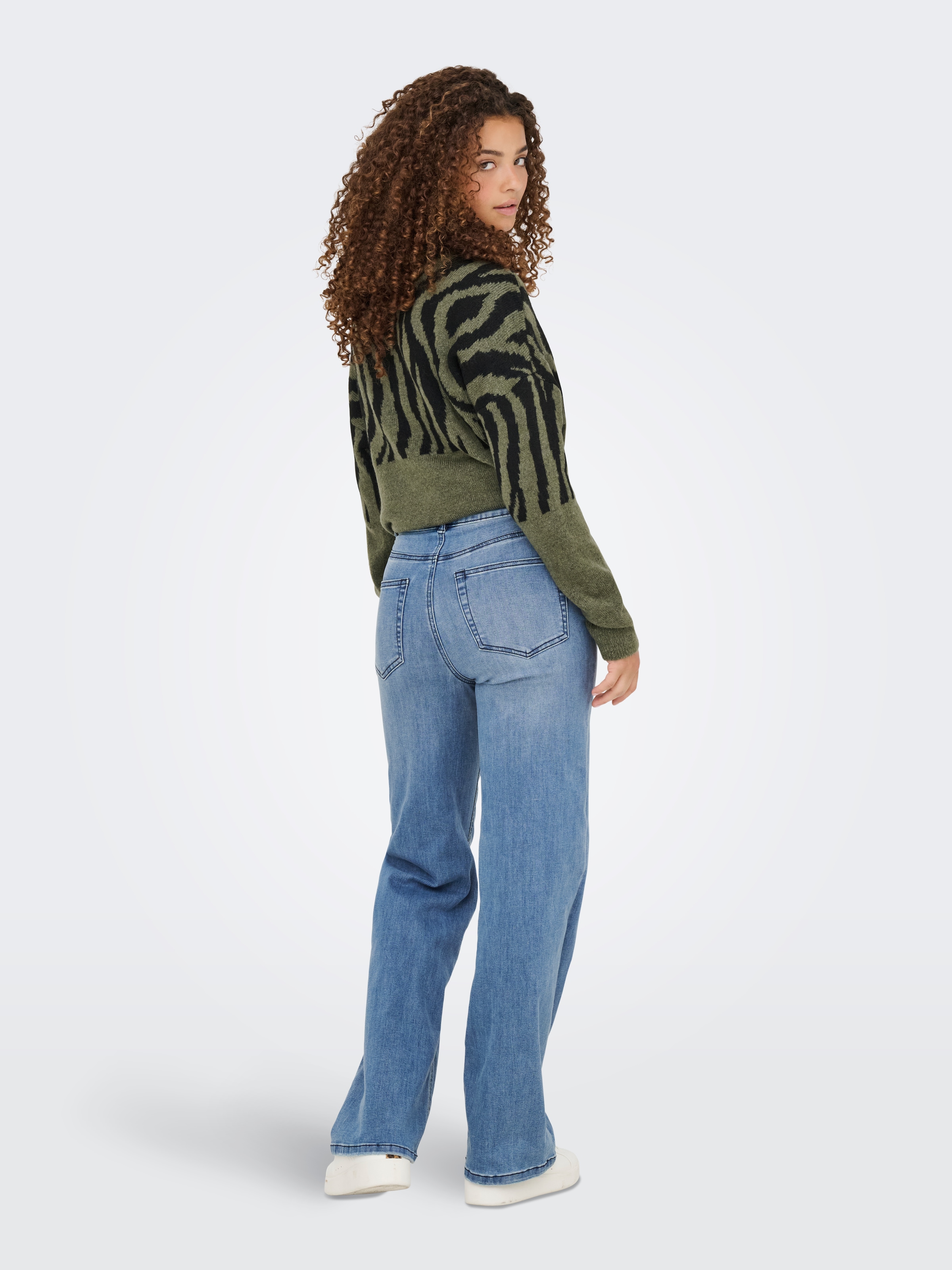 ONLY High-waist-Jeans »ONLJUICY-WAUW HW WIDE DNM GUA113 NOOS«