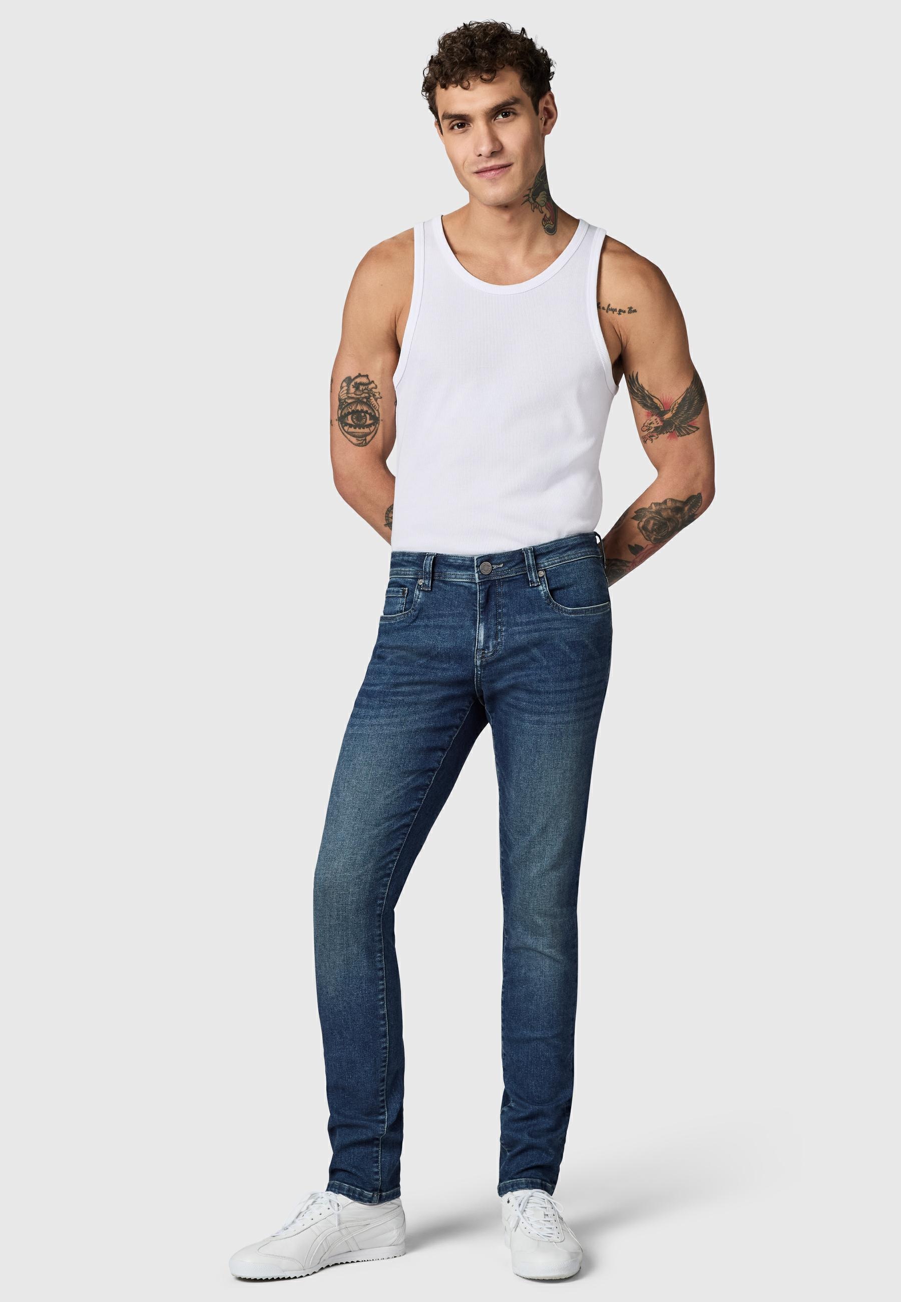 PEAK TIME Slim-fit-Jeans »Slim-fit-Jeans Mailand« Herren Jeans mit super hohem Stretch-Anteil