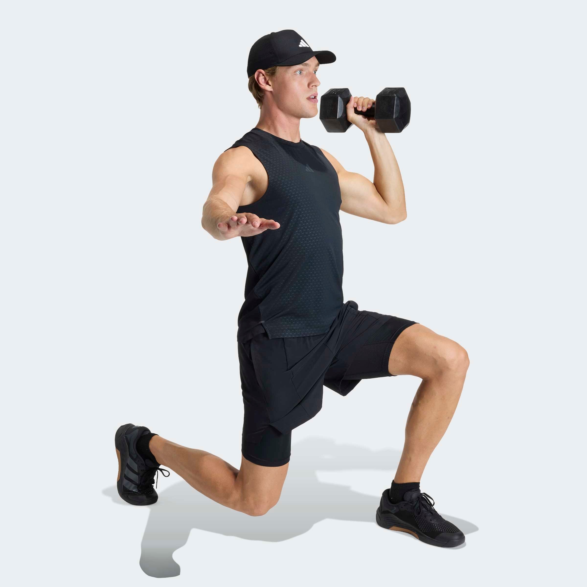 adidas Performance Shorts »D4T WORKOUT 2IN1«