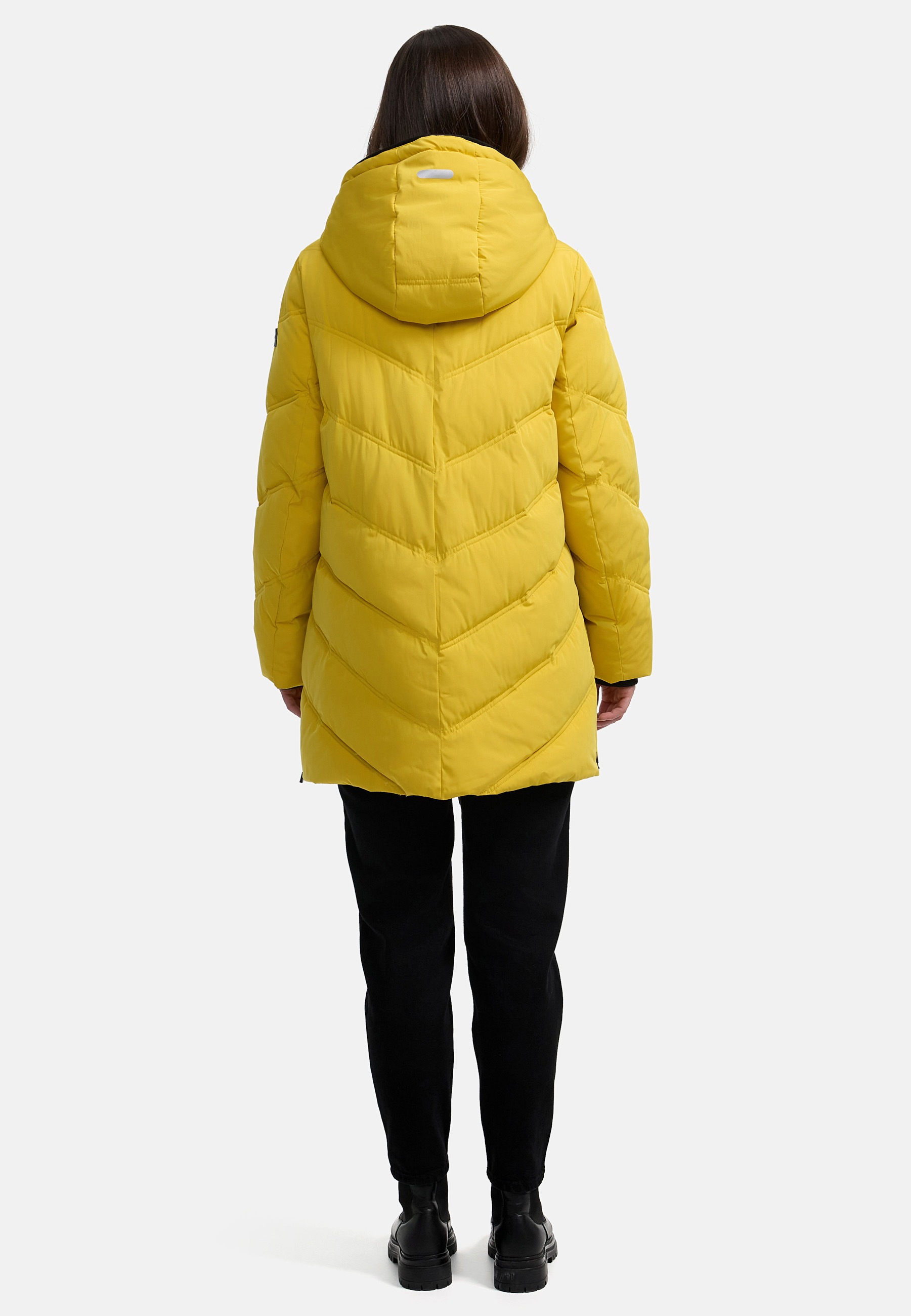 MANISA Steppmantel mit Reißverschluss an Seite