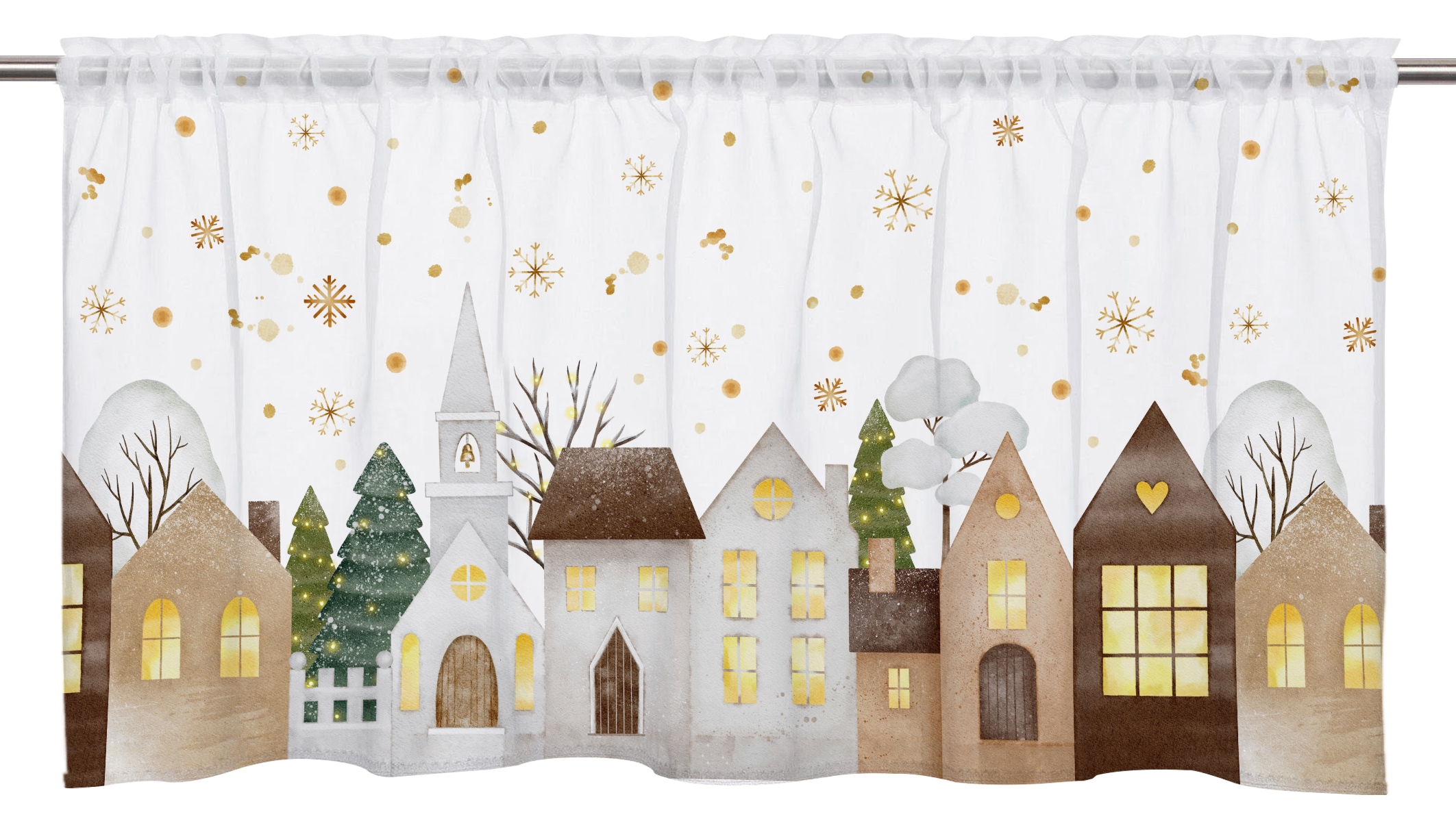 my home Scheibengardine »Noel«, (1 St.)