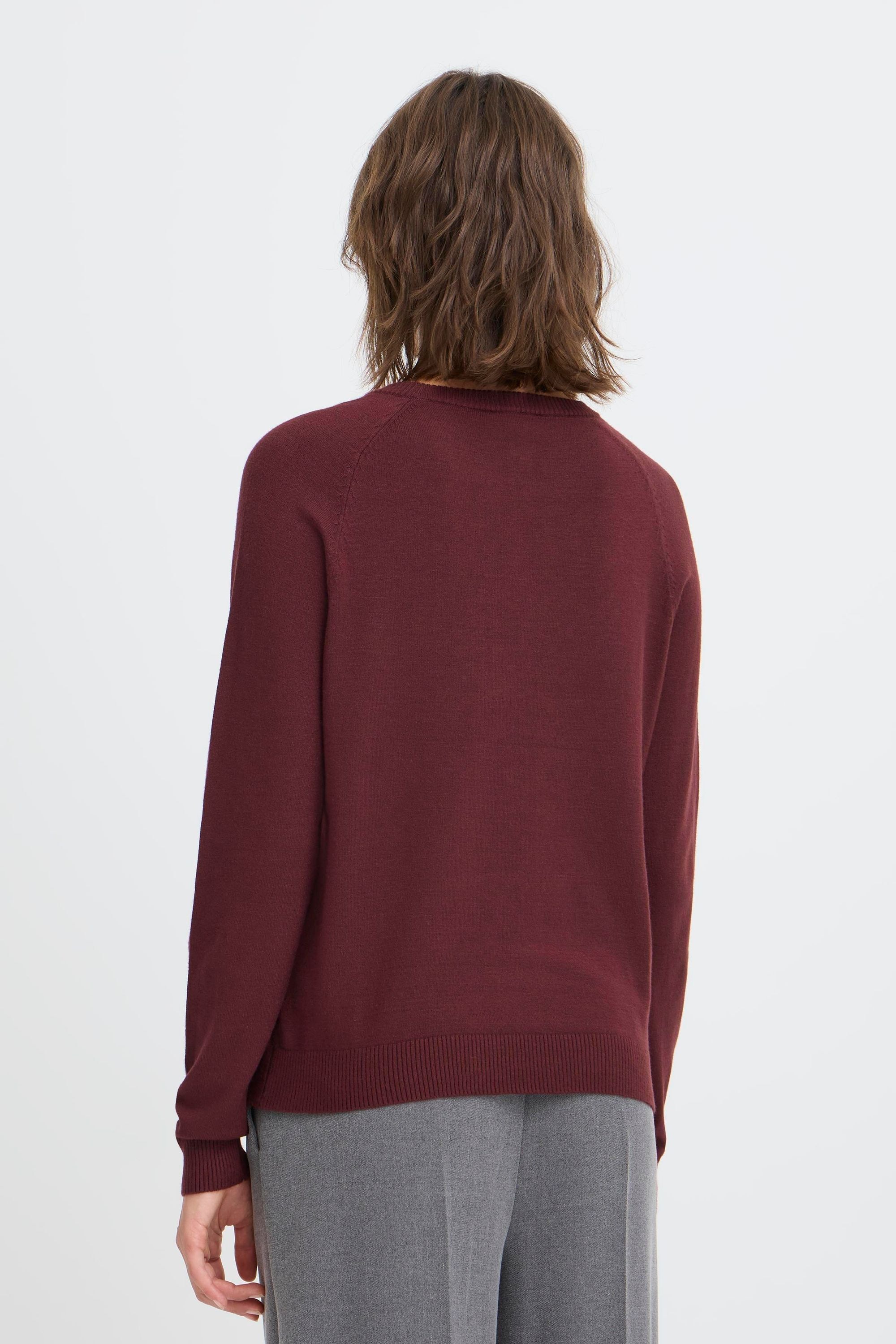 OXMO Strickfleece-Pullover »Strickpullover OXBMMNORA RAGLAN JUMPER«