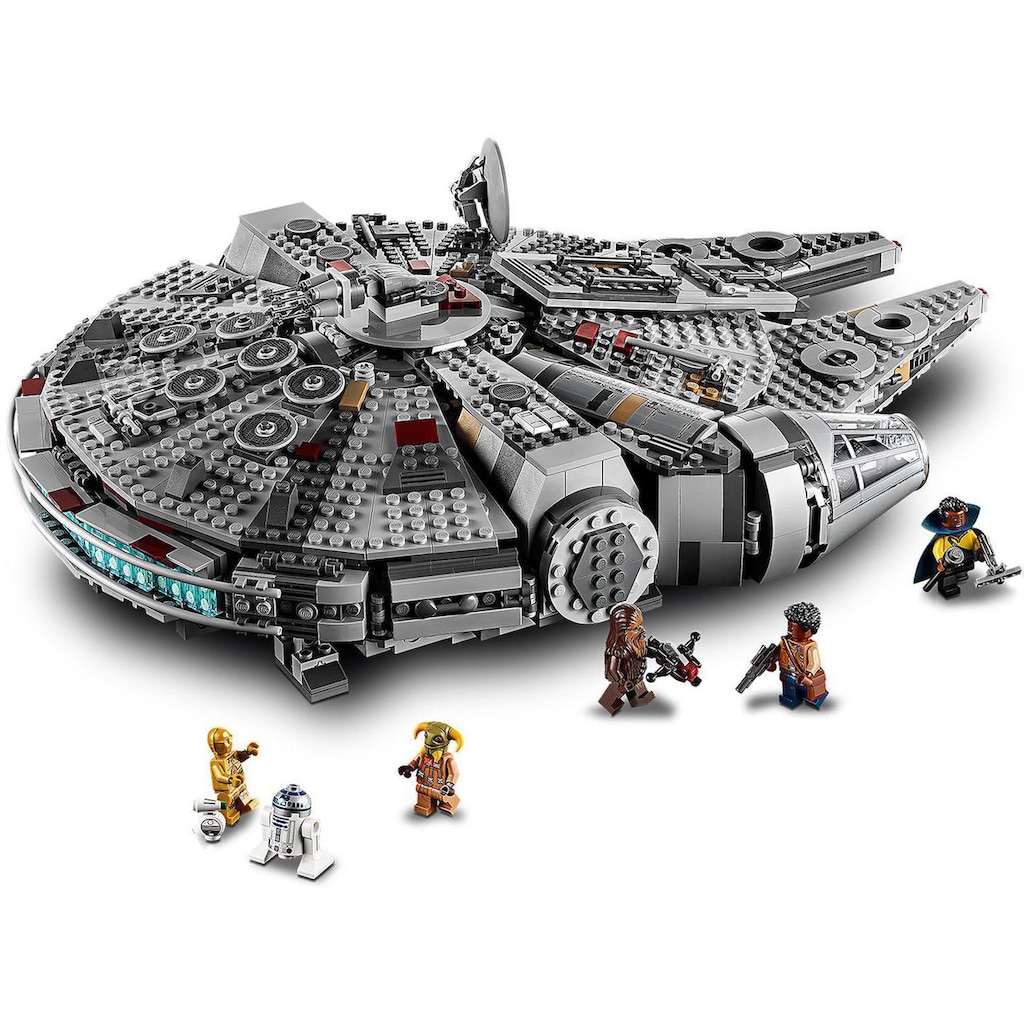 LEGO® Konstruktionsspielsteine »Millennium Falcon™ (75257), LEGO® Star Wars™«, (1353 St.), Made in Europe