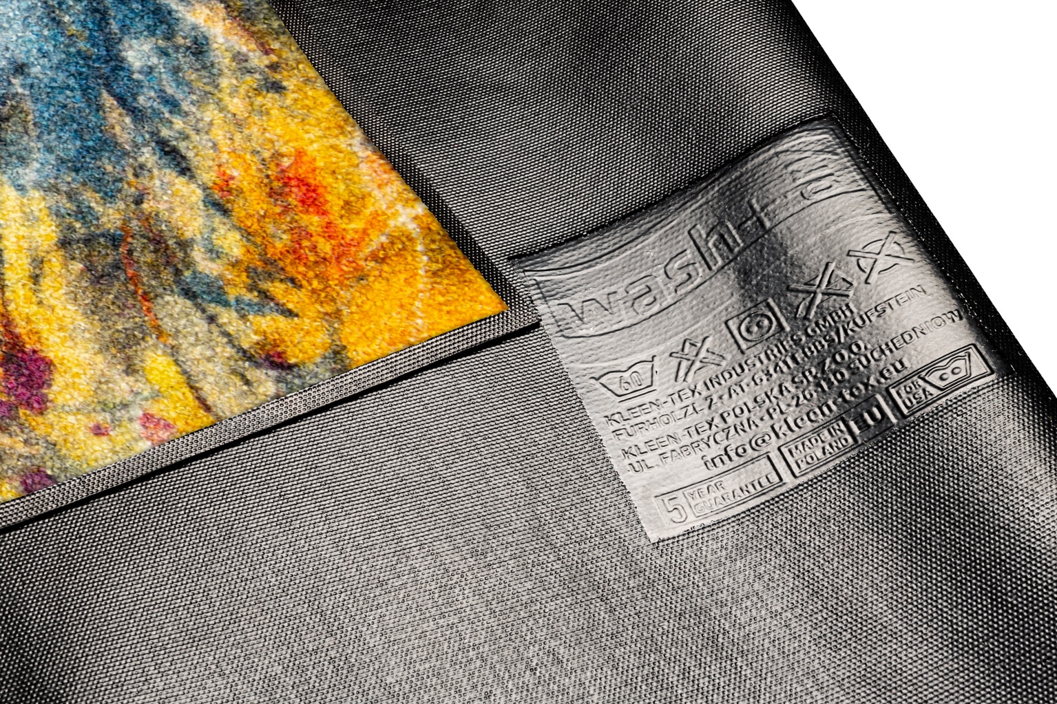 wash+dry by Kleen-Tex Fußmatte »Leander« rechteckig 7 mm Höhe waschbar und trocknergeeignet